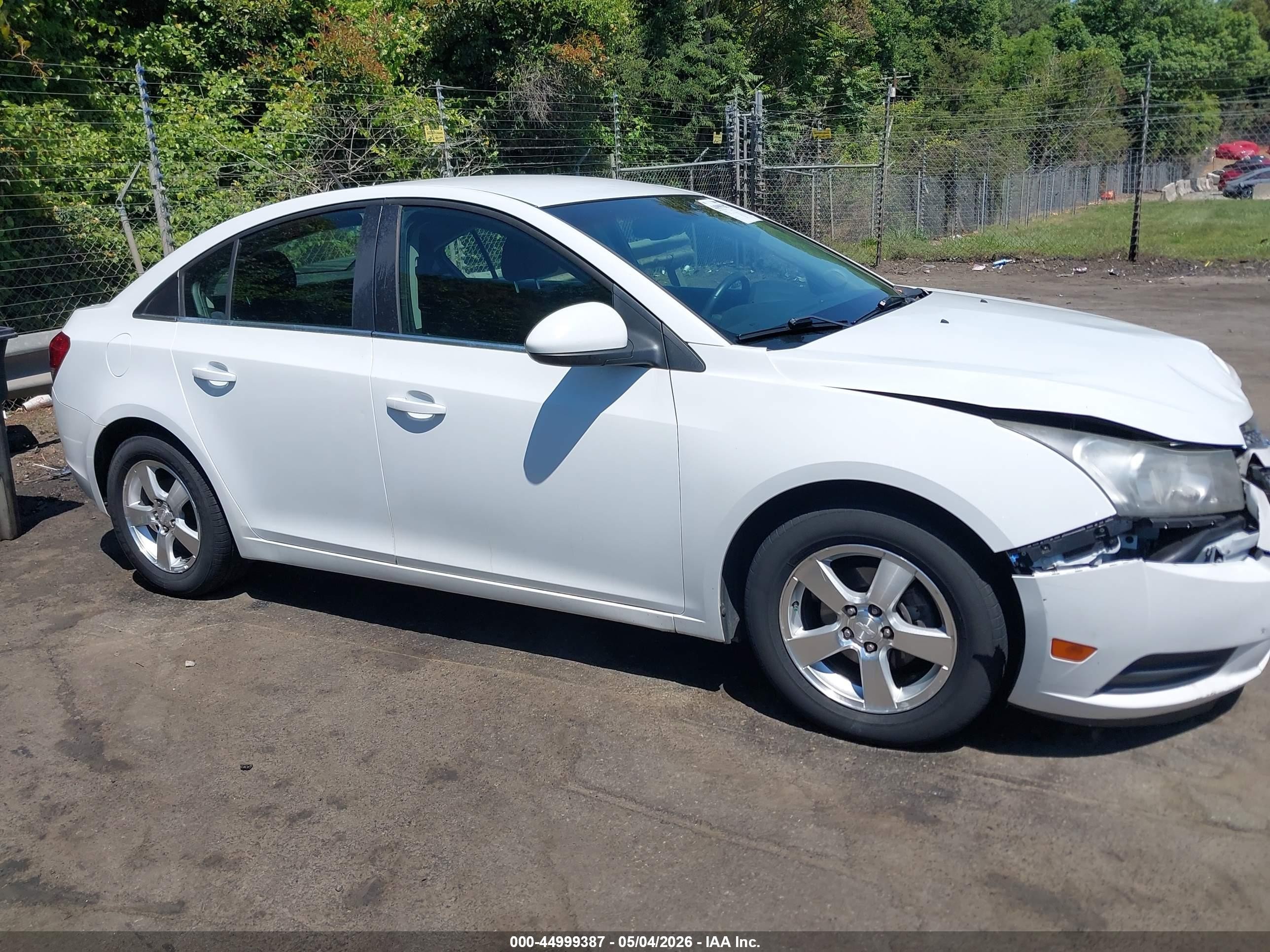 2012 Chevrolet Cruze 1lt White vin: 1G1PF5SC0C7316262