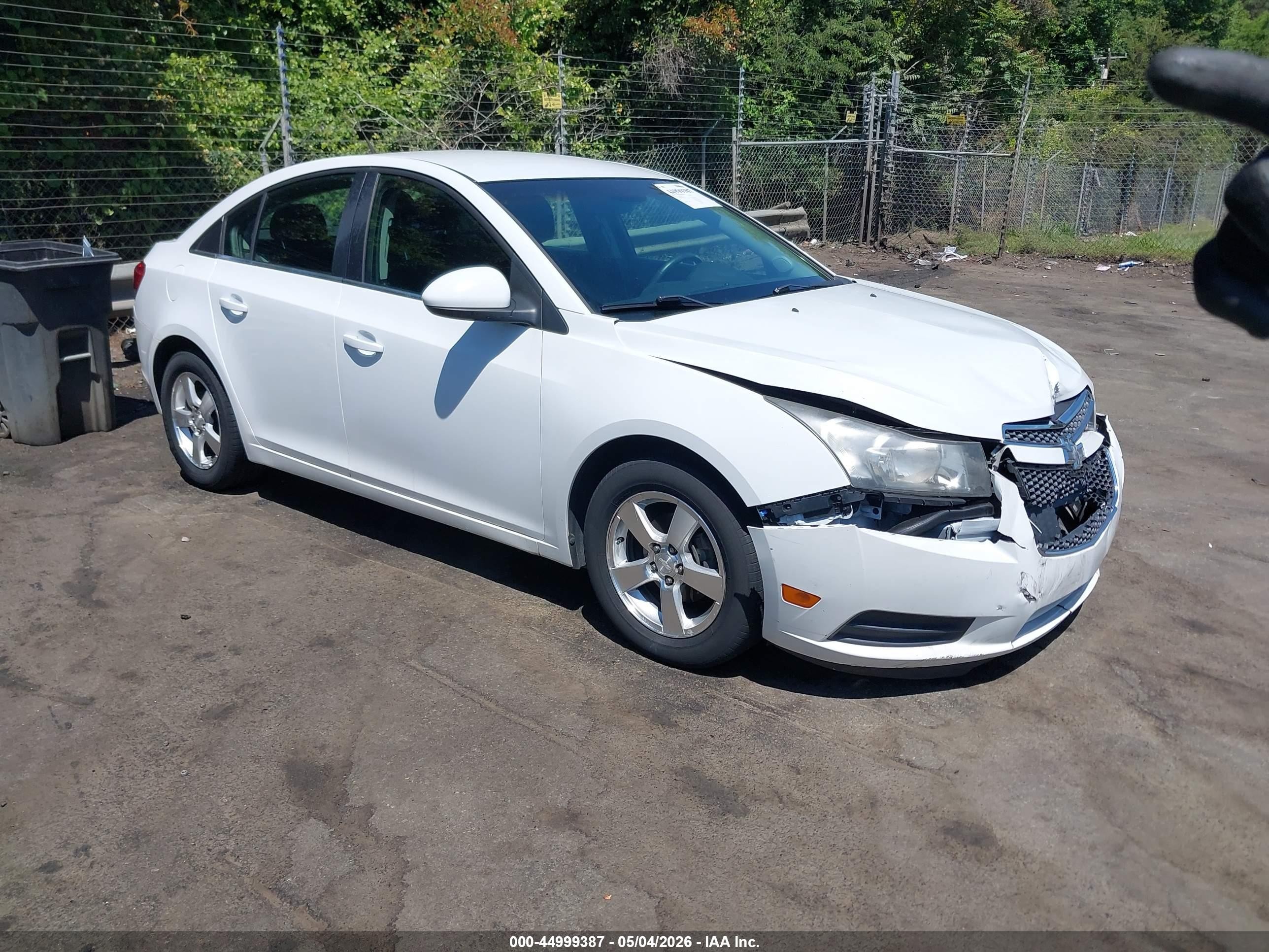 2012 Chevrolet Cruze 1lt White vin: 1G1PF5SC0C7316262