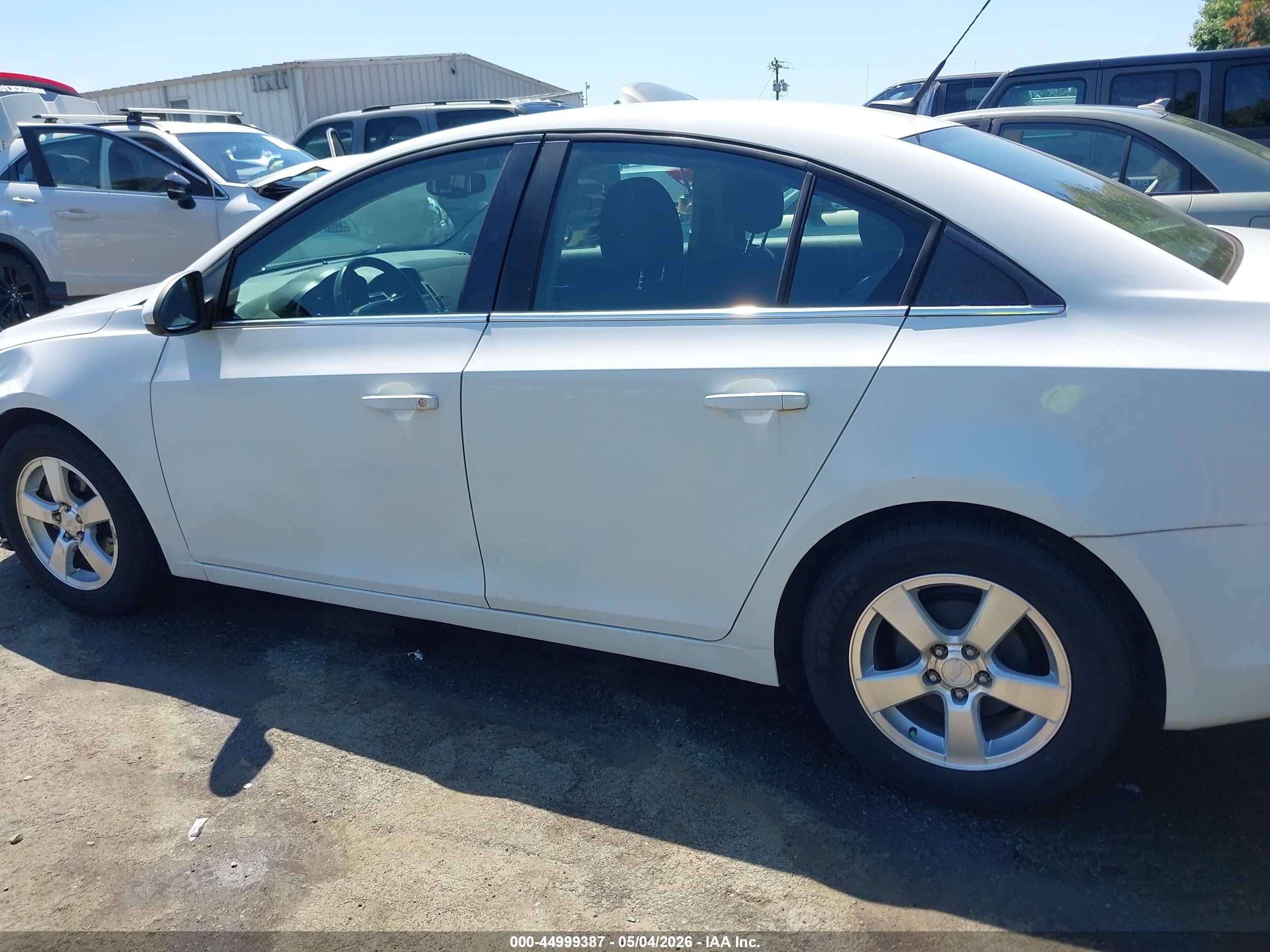 2012 Chevrolet Cruze 1lt White vin: 1G1PF5SC0C7316262
