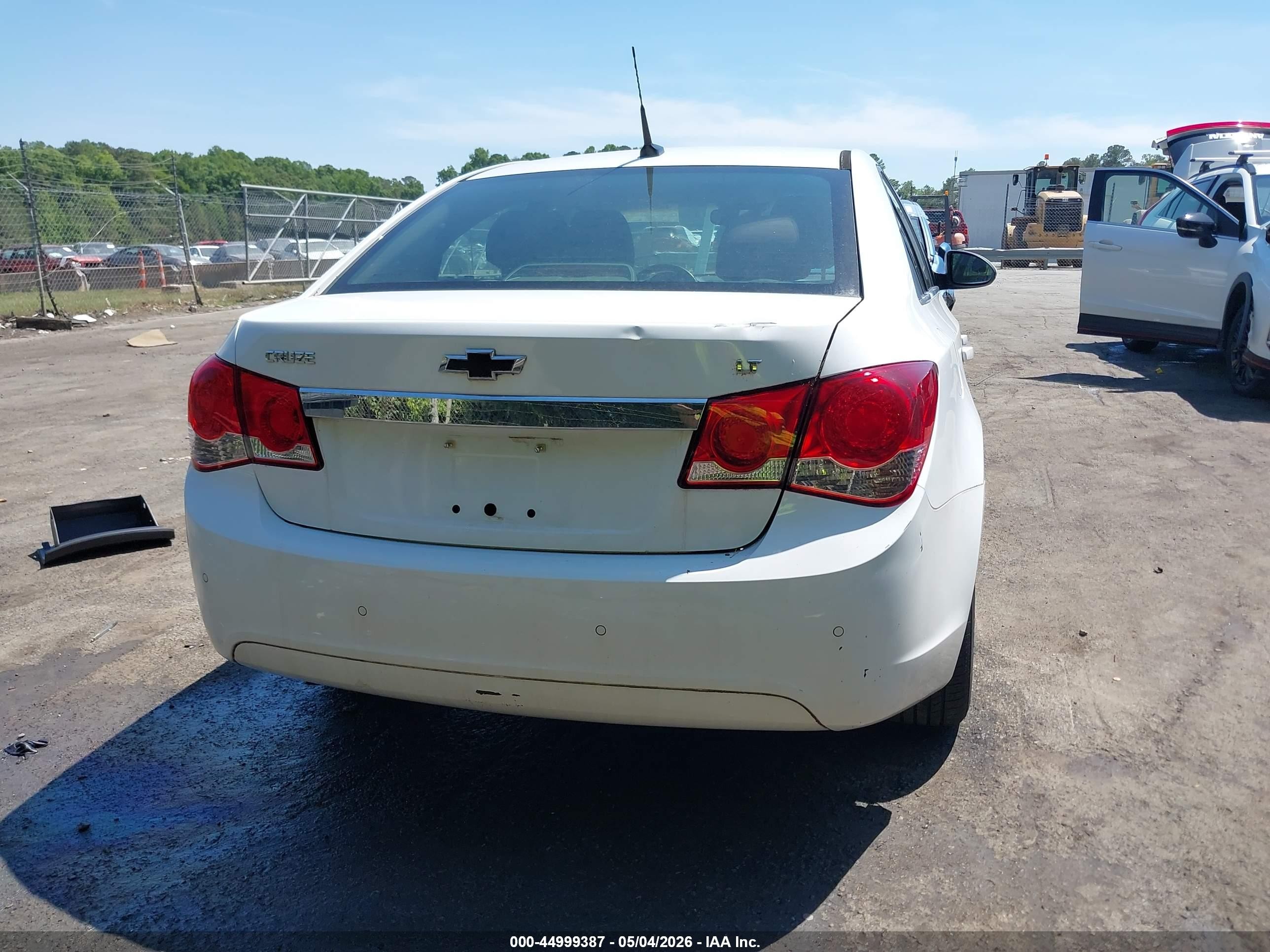 2012 Chevrolet Cruze 1lt White vin: 1G1PF5SC0C7316262