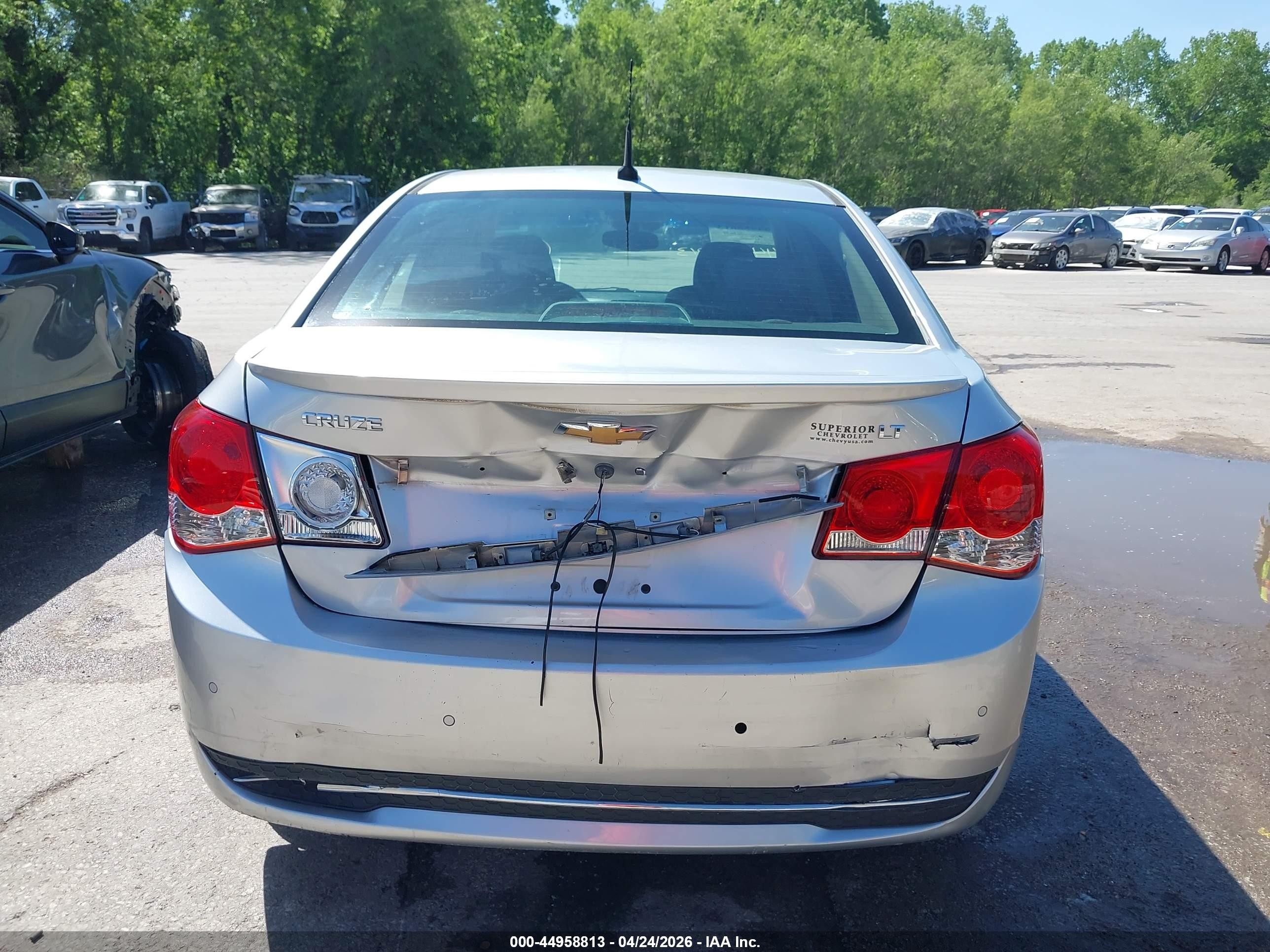 2012 Chevrolet Cruze 1lt Silver vin: 1G1PF5SC0C7329674