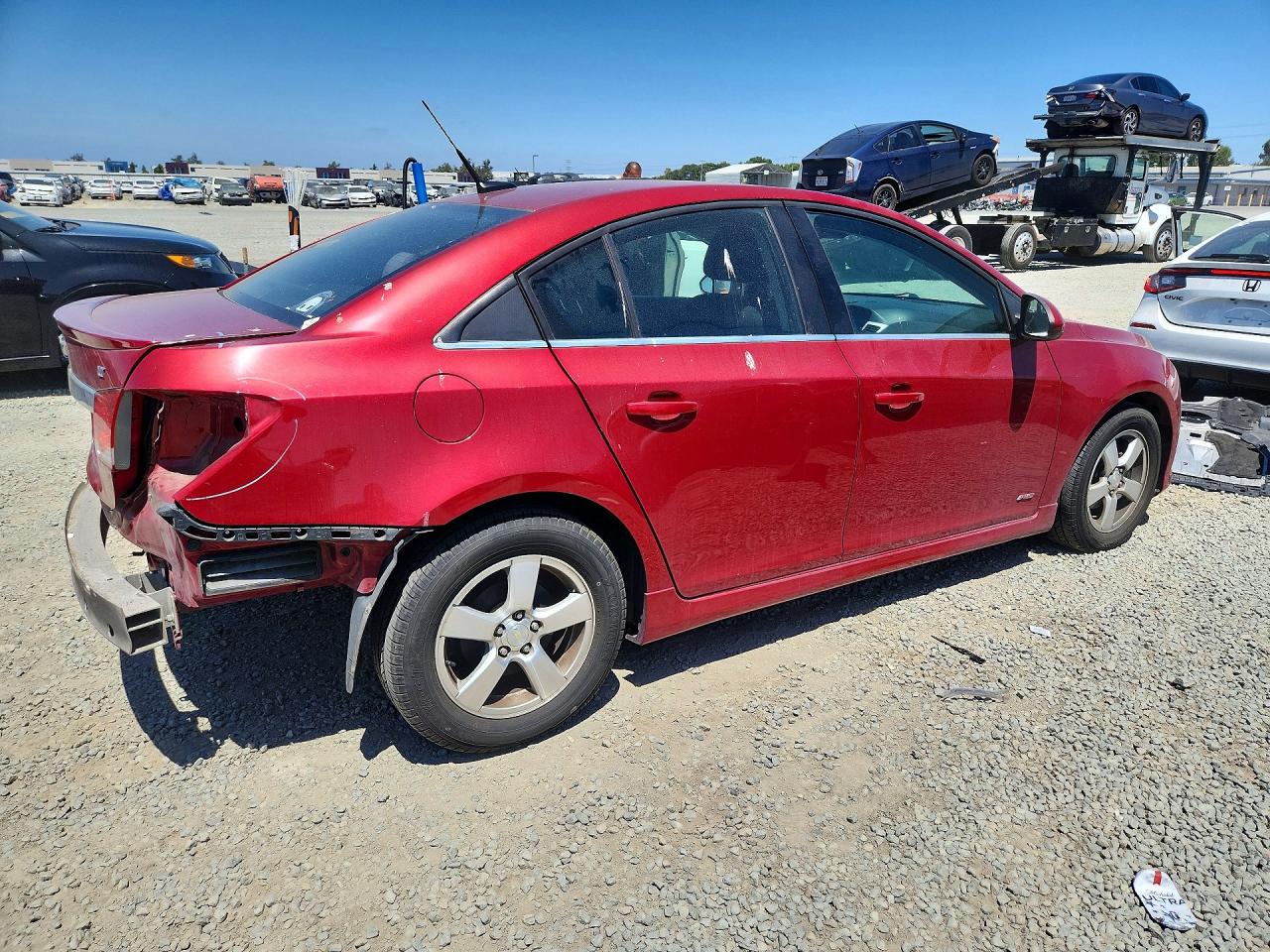 2012 Chevrolet Cruze Lt Burgundy vin: 1G1PF5SC0C7349262