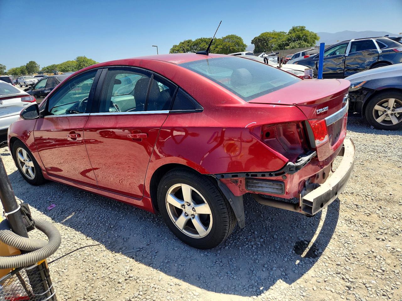 2012 Chevrolet Cruze Lt Burgundy vin: 1G1PF5SC0C7349262