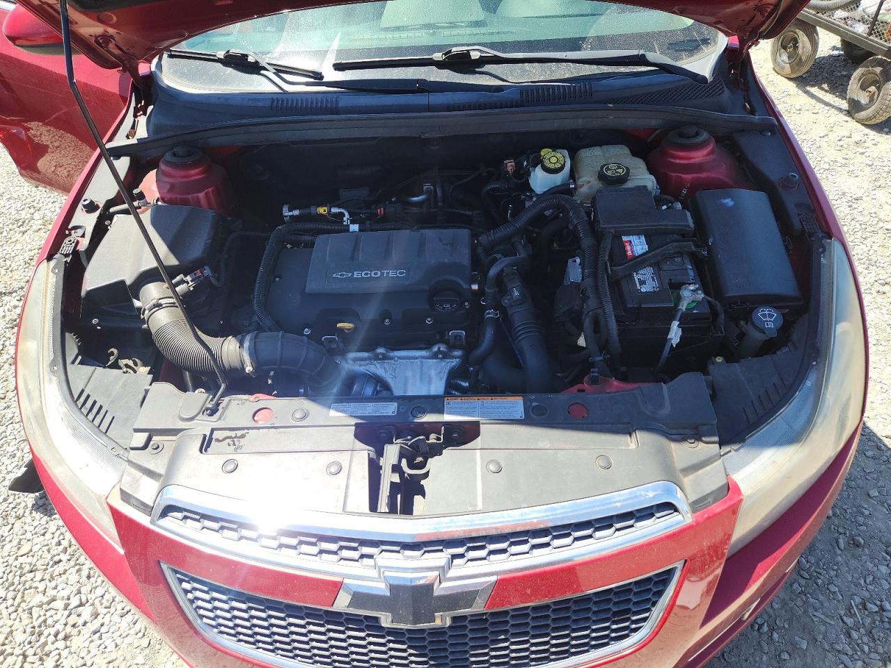 2012 Chevrolet Cruze Lt Burgundy vin: 1G1PF5SC0C7349262