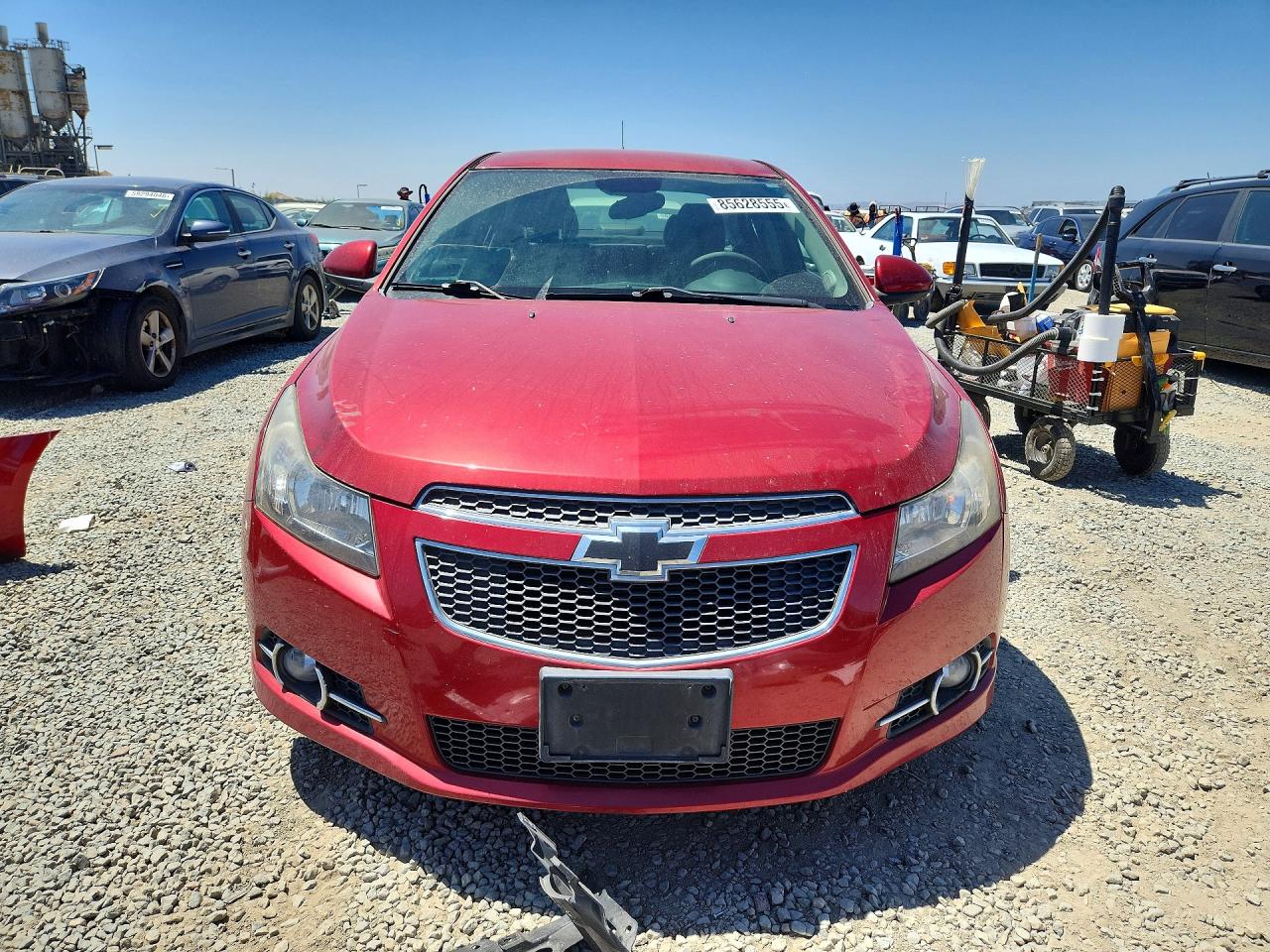 2012 Chevrolet Cruze Lt Burgundy vin: 1G1PF5SC0C7349262