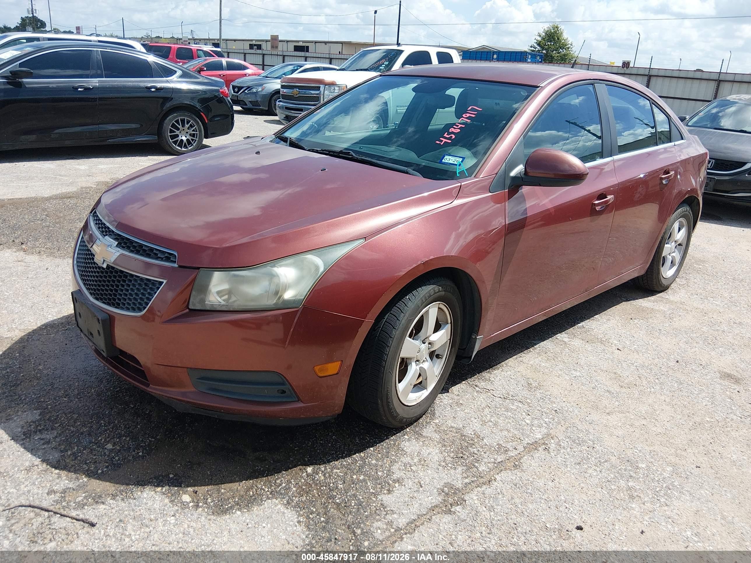 2012 Chevrolet Cruze 1lt Оранжевый vin: 1G1PF5SC0C7357314