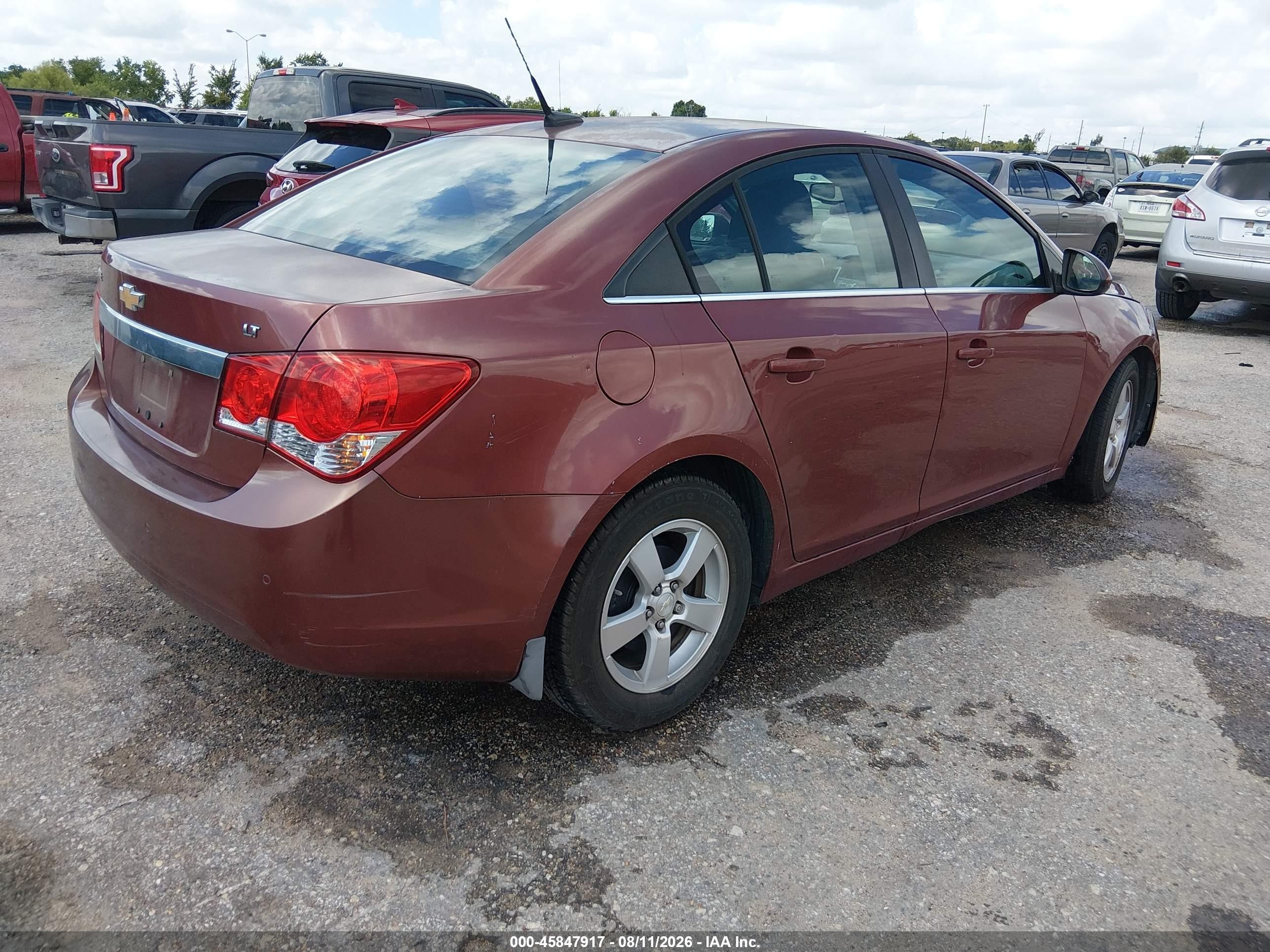 2012 Chevrolet Cruze 1lt Оранжевый vin: 1G1PF5SC0C7357314