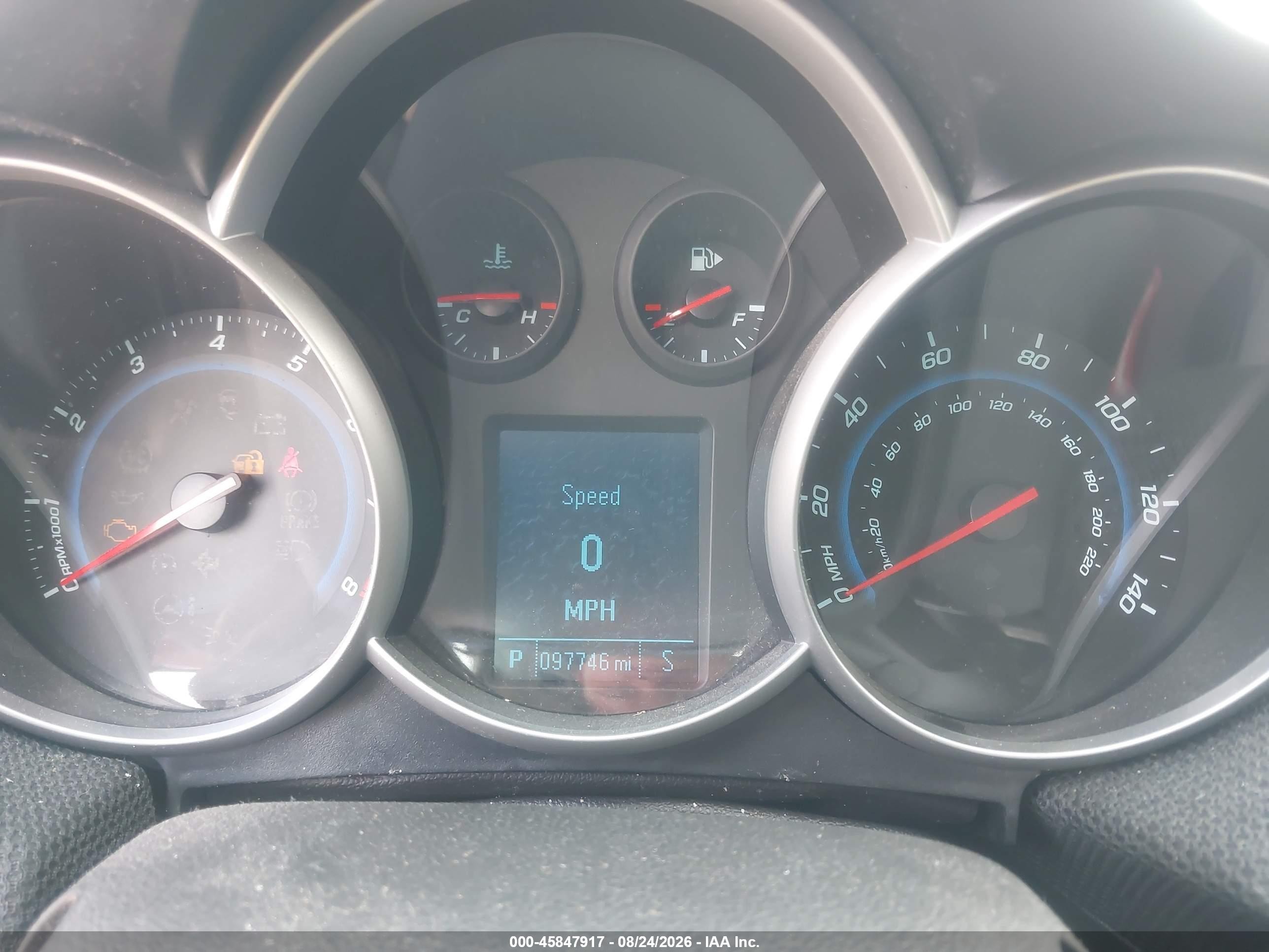 2012 Chevrolet Cruze 1lt Оранжевый vin: 1G1PF5SC0C7357314
