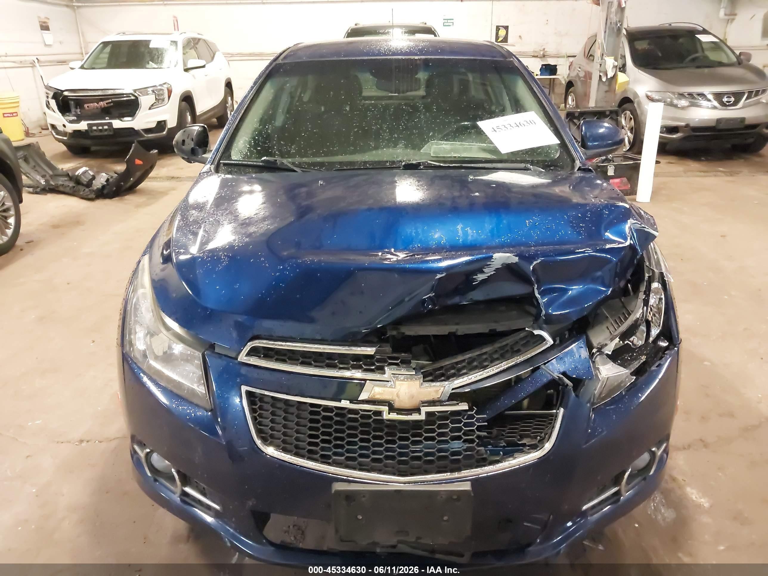 2012 Chevrolet Cruze 1lt Синий vin: 1G1PF5SC1C7136143
