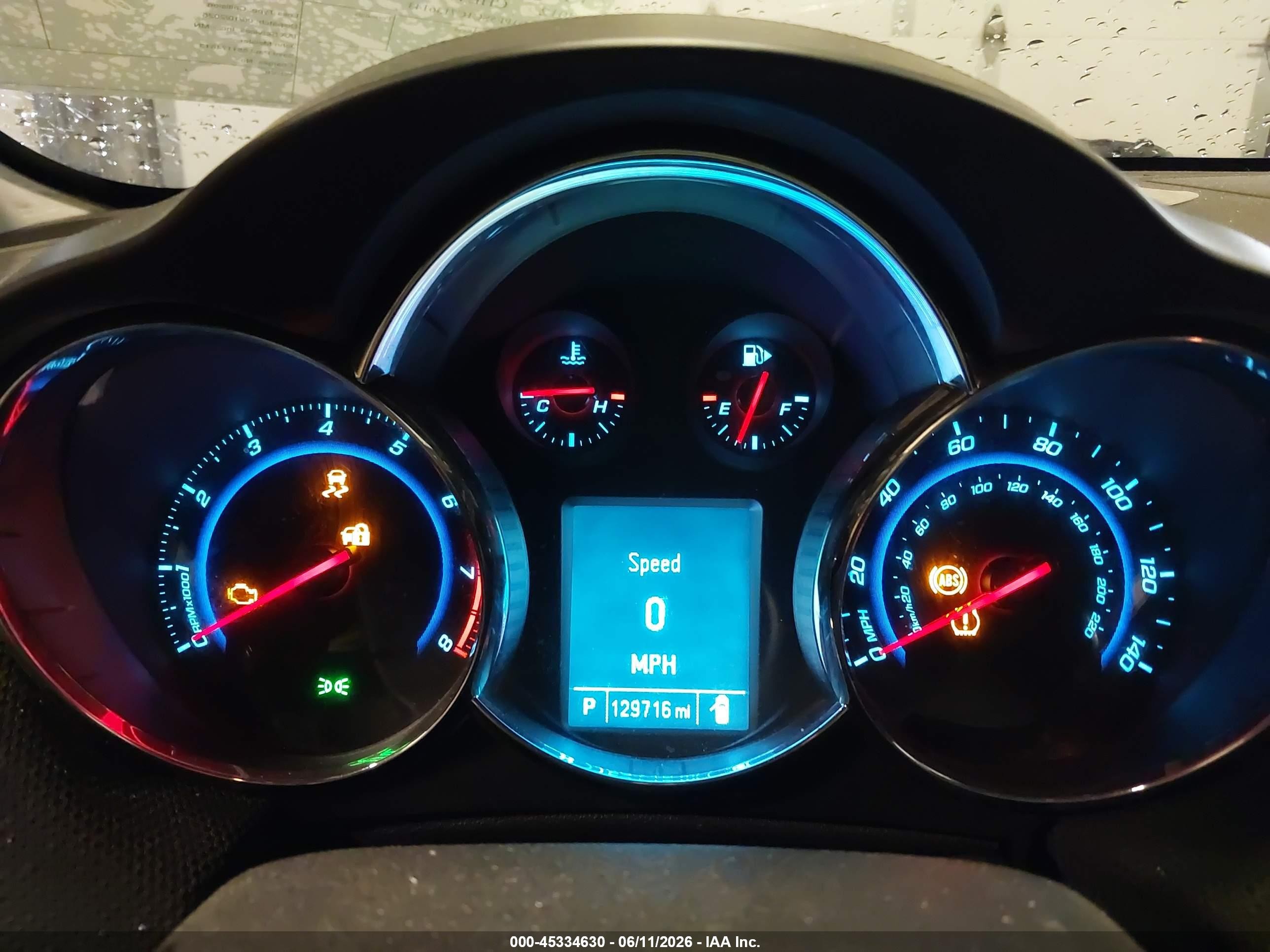 2012 Chevrolet Cruze 1lt Синий vin: 1G1PF5SC1C7136143