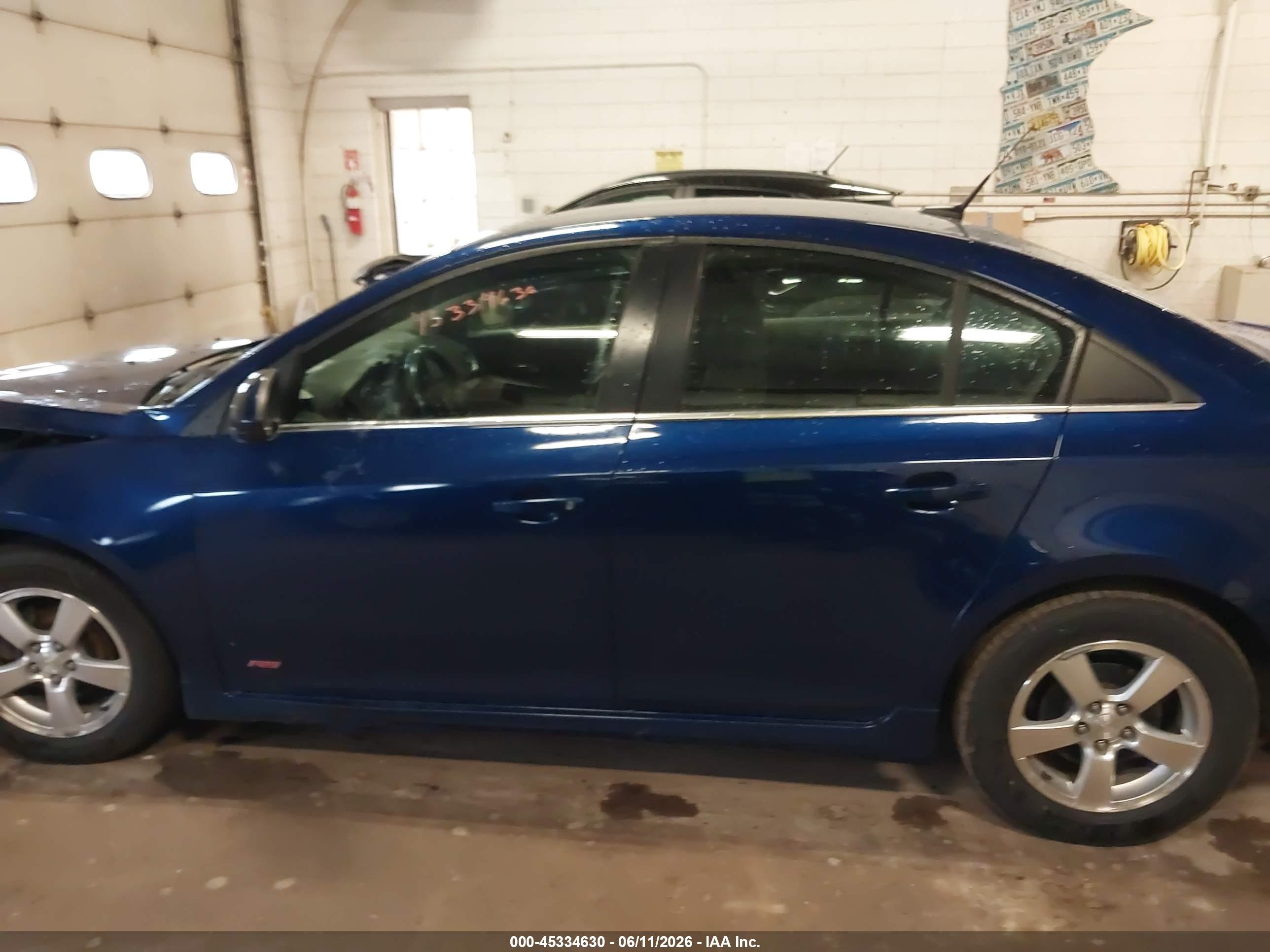 2012 Chevrolet Cruze 1lt Синий vin: 1G1PF5SC1C7136143
