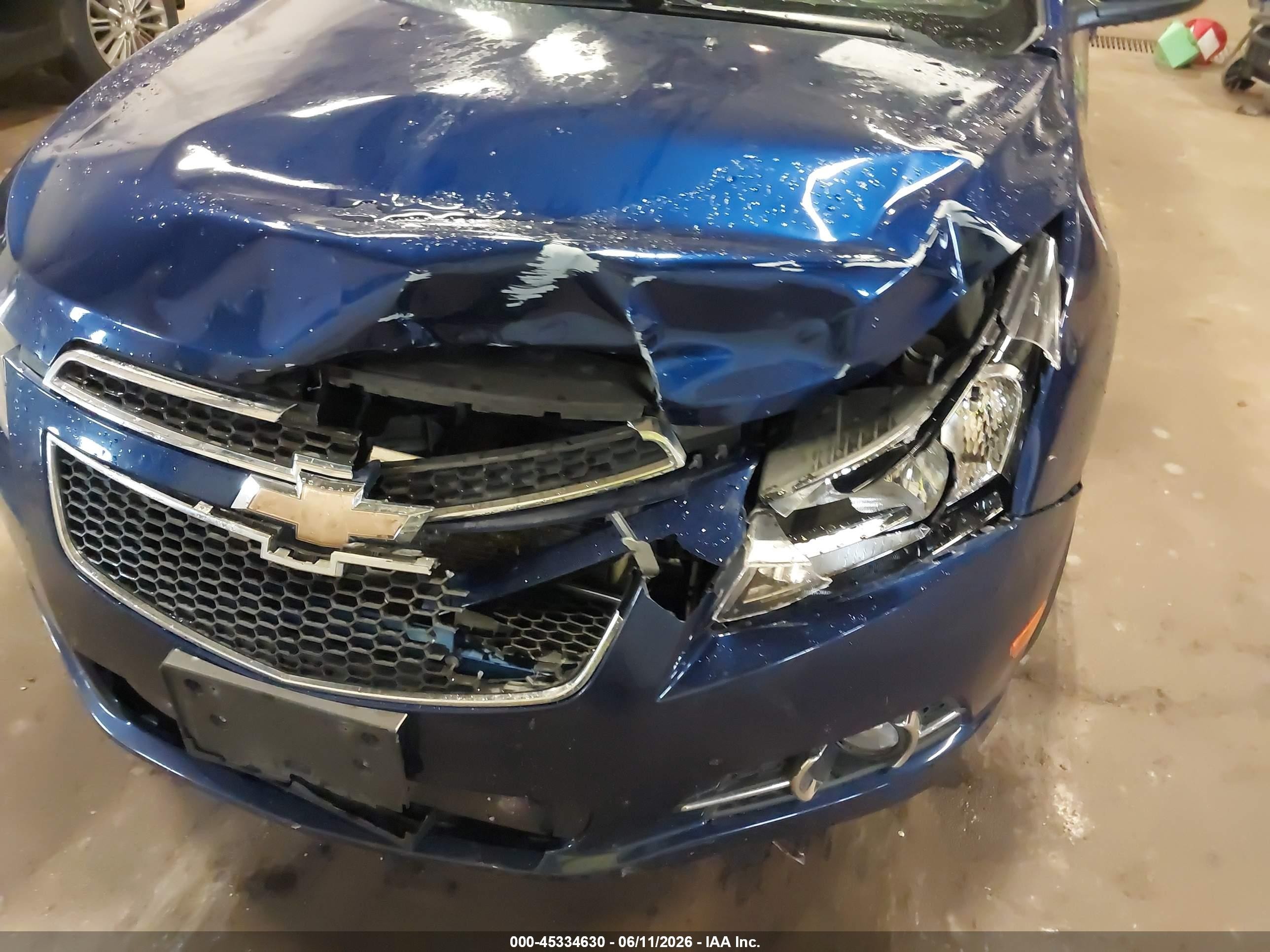 2012 Chevrolet Cruze 1lt Синий vin: 1G1PF5SC1C7136143