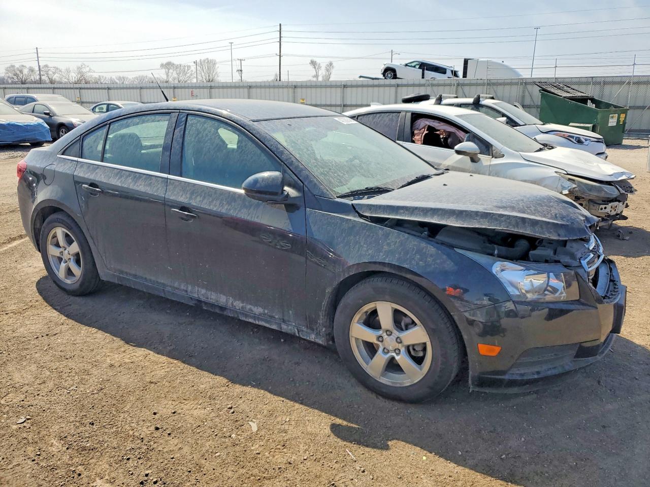 2012 Chevrolet Cruze Lt Black vin: 1G1PF5SC1C7137339