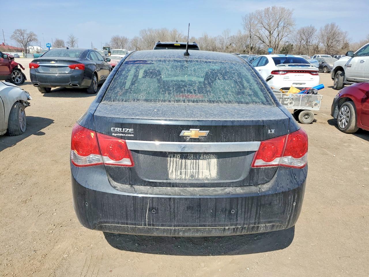 2012 Chevrolet Cruze Lt Black vin: 1G1PF5SC1C7137339