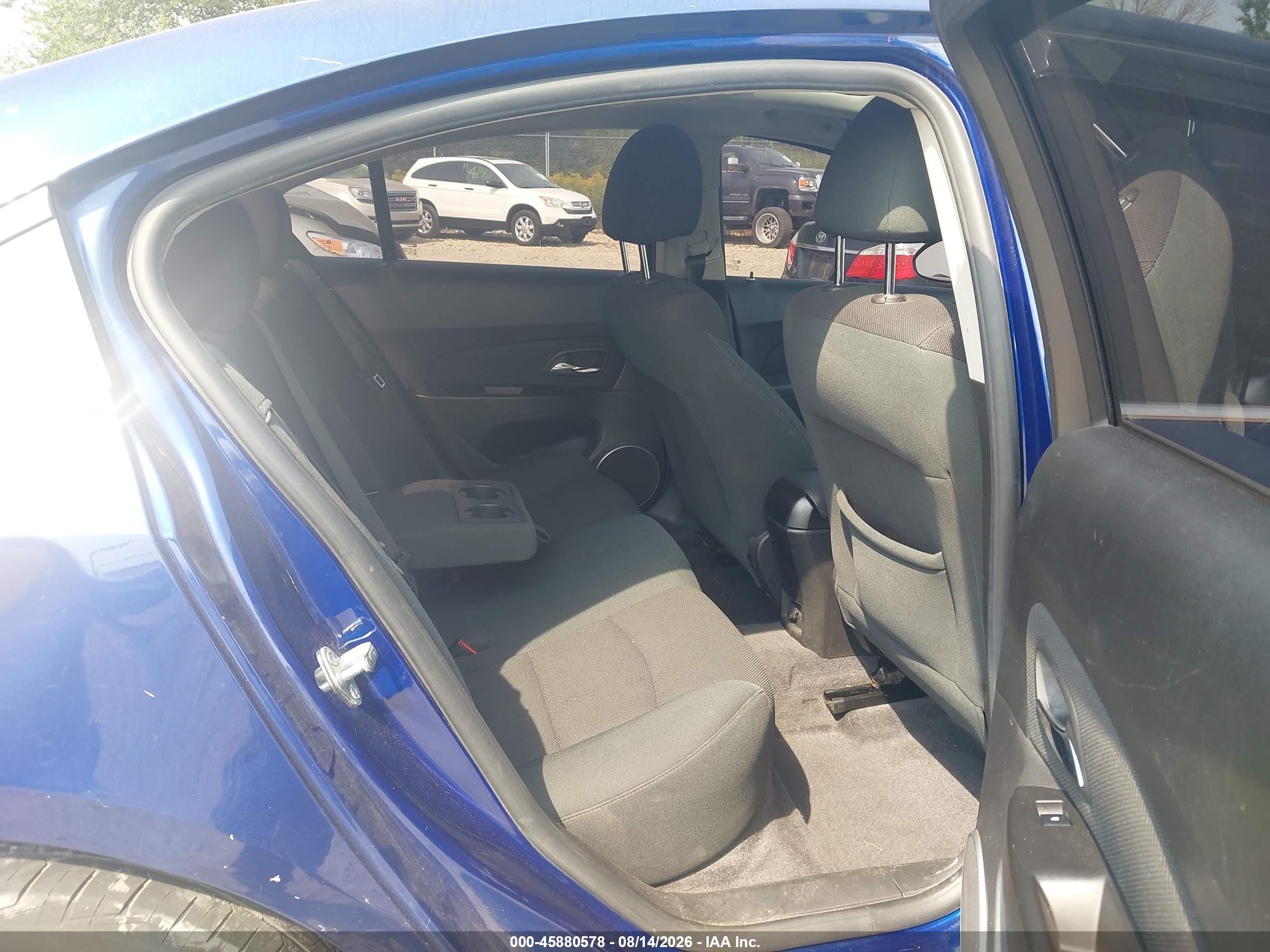 2012 Chevrolet Cruze 1lt Dark Blue vin: 1G1PF5SC1C7167005