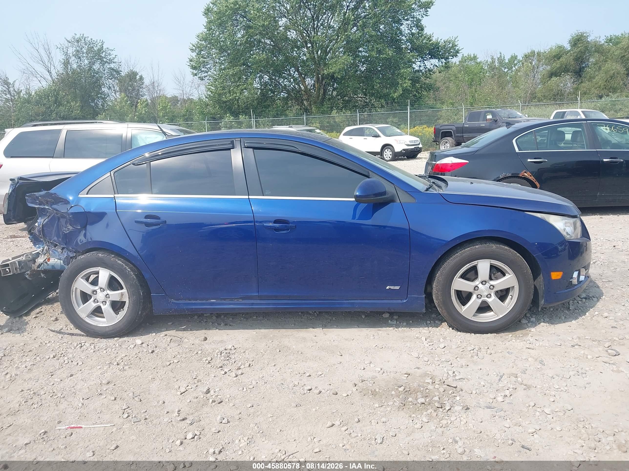 2012 Chevrolet Cruze 1lt Dark Blue vin: 1G1PF5SC1C7167005