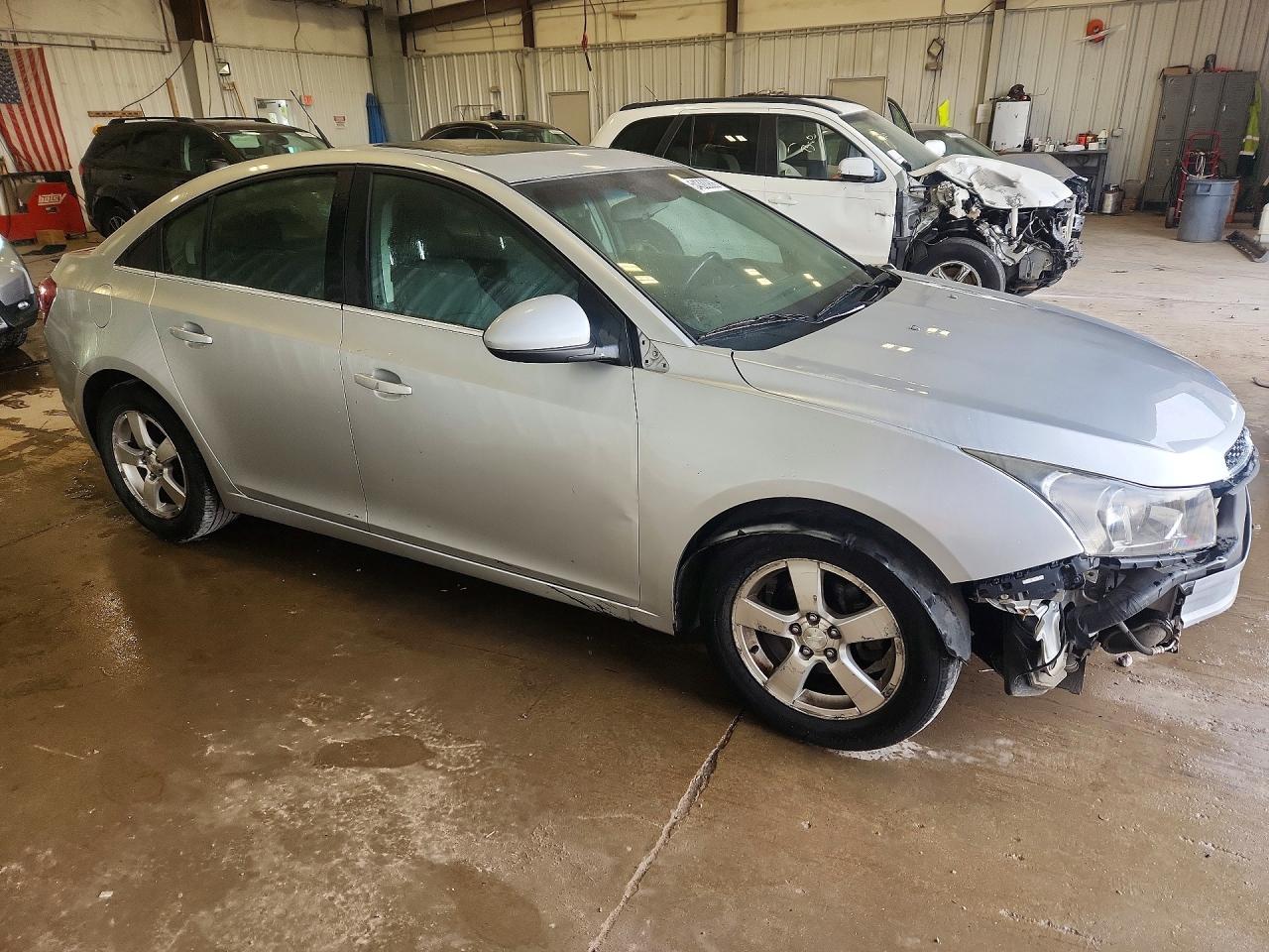 2012 Chevrolet Cruze Lt Silver vin: 1G1PF5SC1C7179378