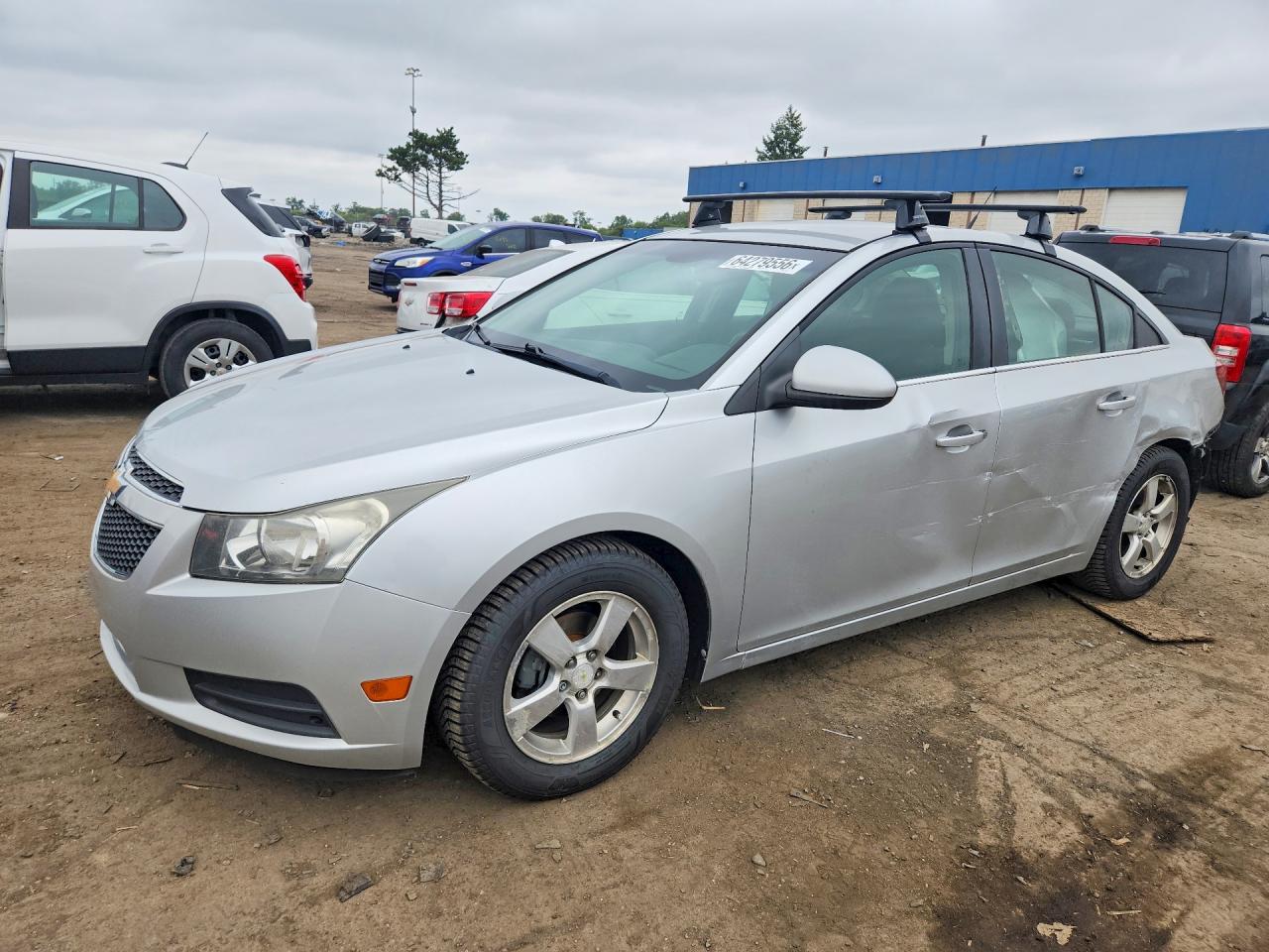 2012 Chevrolet Cruze Lt Silver vin: 1G1PF5SC1C7187710