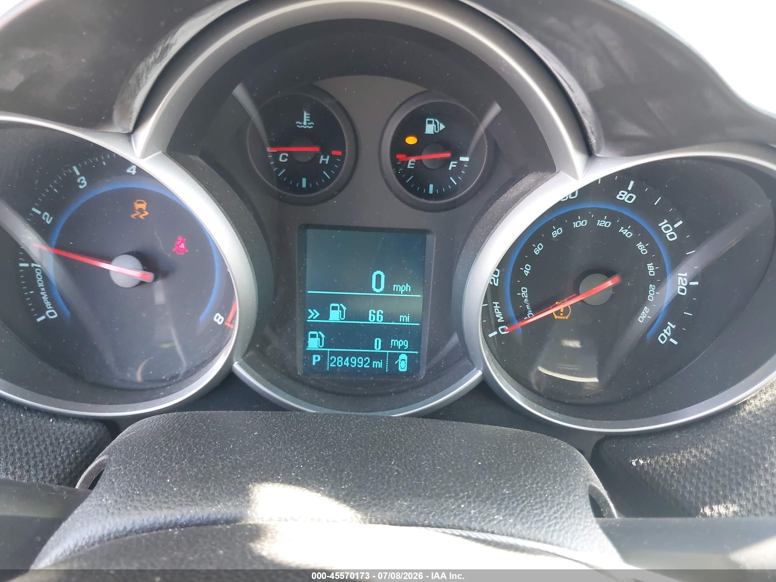 2012 Chevrolet Cruze 1lt Silver vin: 1G1PF5SC1C7189103