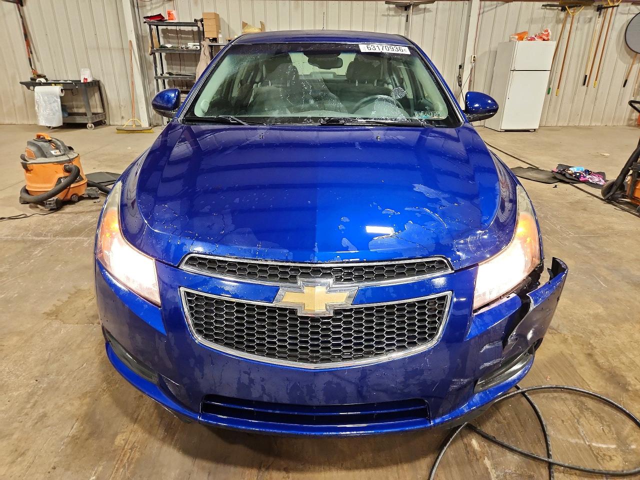 2012 Chevrolet Cruze Lt Blue vin: 1G1PF5SC1C7235190