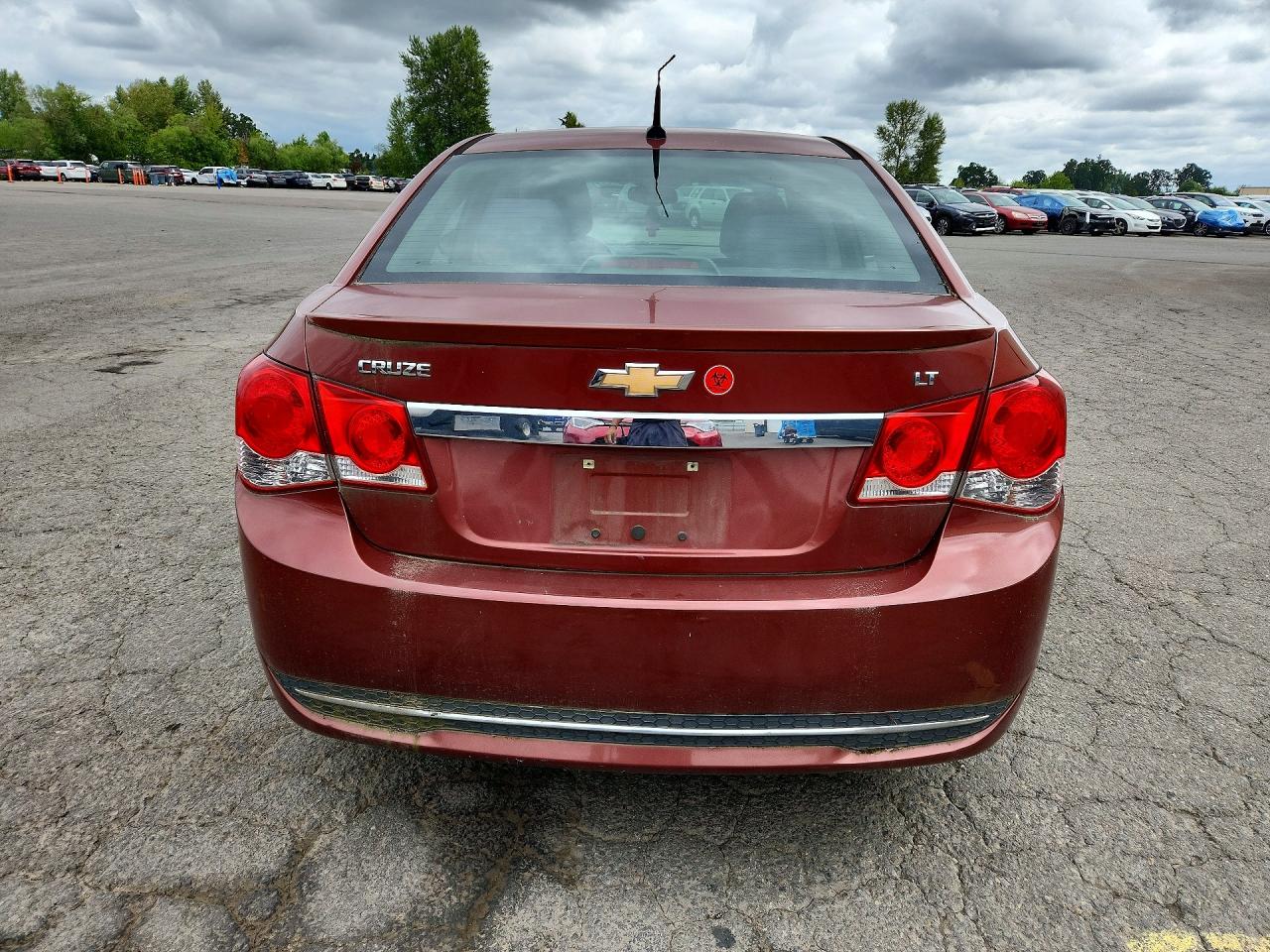 2012 Chevrolet Cruze Lt Red vin: 1G1PF5SC1C7258436