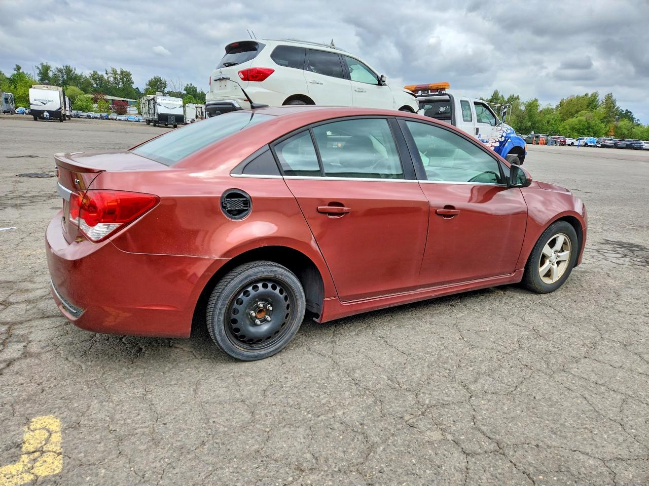 2012 Chevrolet Cruze Lt Red vin: 1G1PF5SC1C7258436