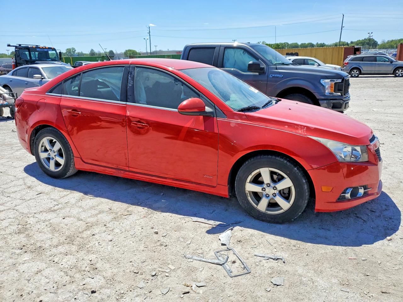 2012 Chevrolet Cruise Red vin: 1G1PF5SC1C7282042