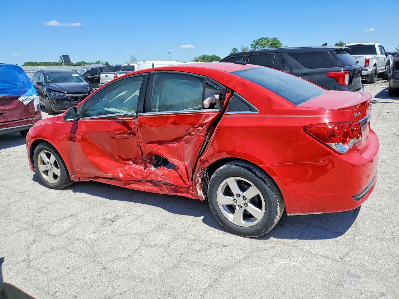 2012 Chevrolet Cruise Red vin: 1G1PF5SC1C7282042