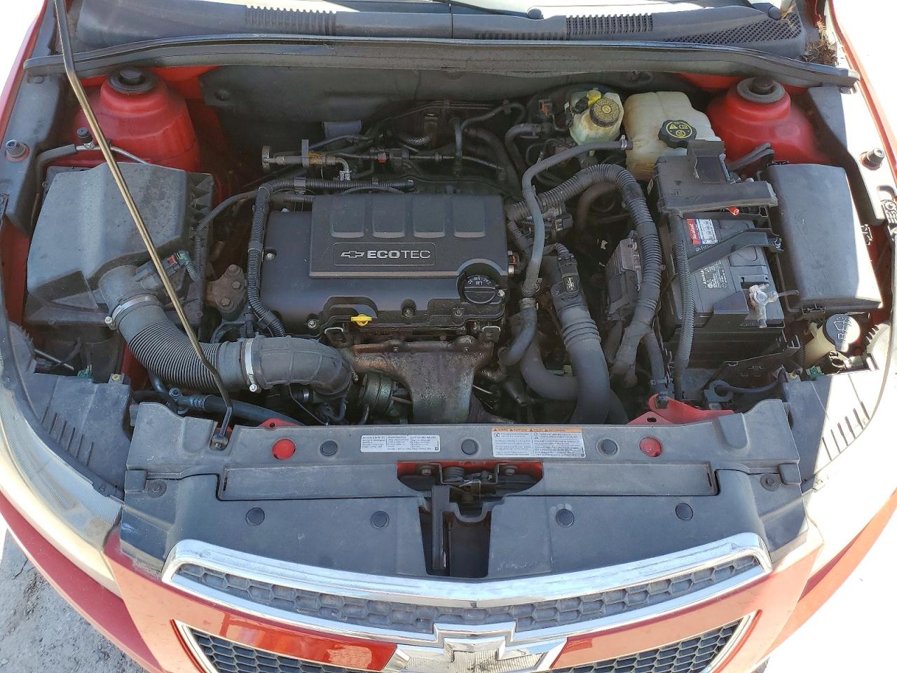 2012 Chevrolet Cruise Red vin: 1G1PF5SC1C7282042