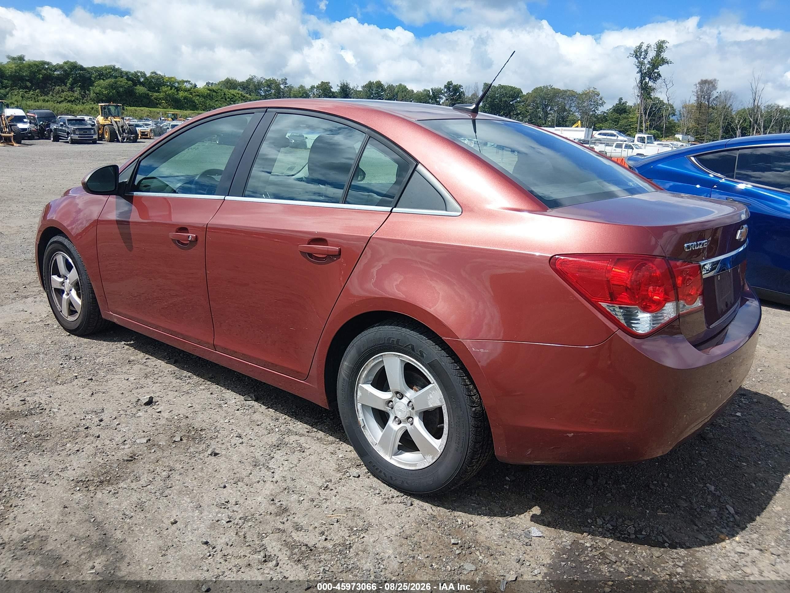 2012 Chevrolet Cruze 1lt Красный vin: 1G1PF5SC1C7304430