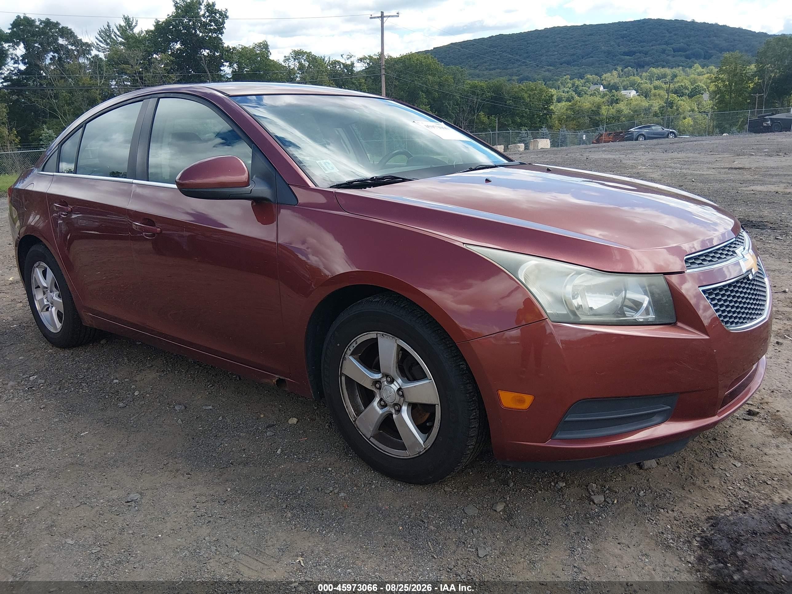 2012 Chevrolet Cruze 1lt Red vin: 1G1PF5SC1C7304430