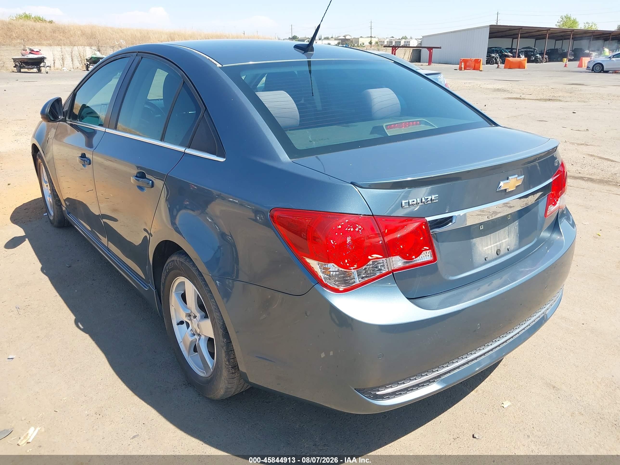 2012 Chevrolet Cruze 1lt Blue vin: 1G1PF5SC1C7339095