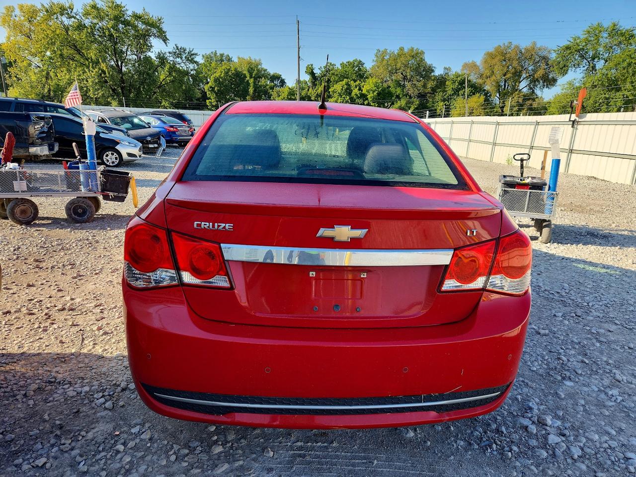 2012 Chevrolet Cruze Lt Red vin: 1G1PF5SC1C7354714