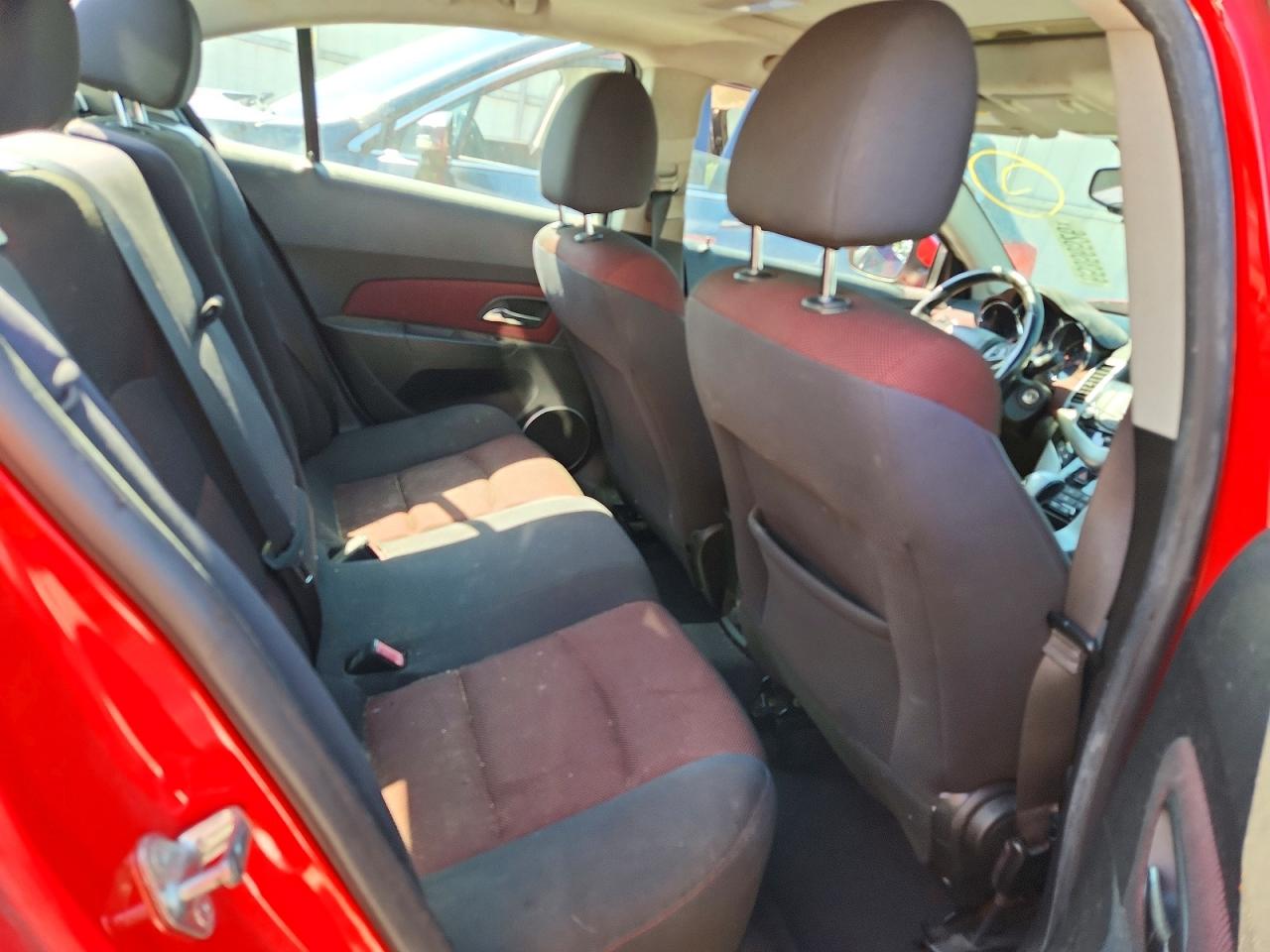 2012 Chevrolet Cruze Lt Red vin: 1G1PF5SC1C7354714