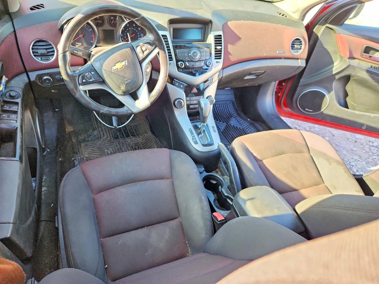 2012 Chevrolet Cruze Lt Red vin: 1G1PF5SC1C7354714