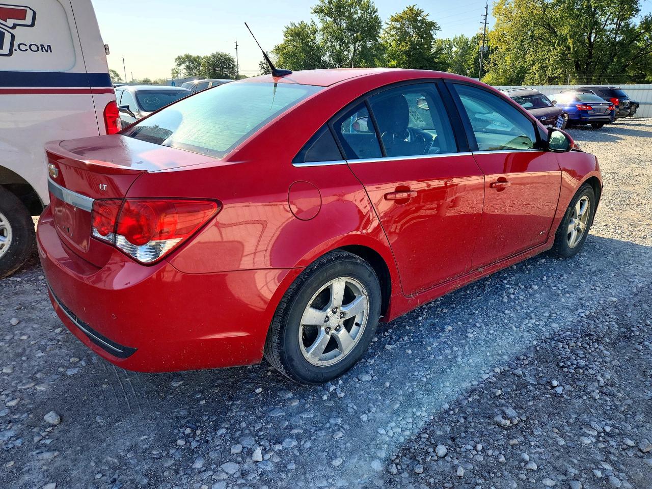 2012 Chevrolet Cruze Lt Red vin: 1G1PF5SC1C7354714