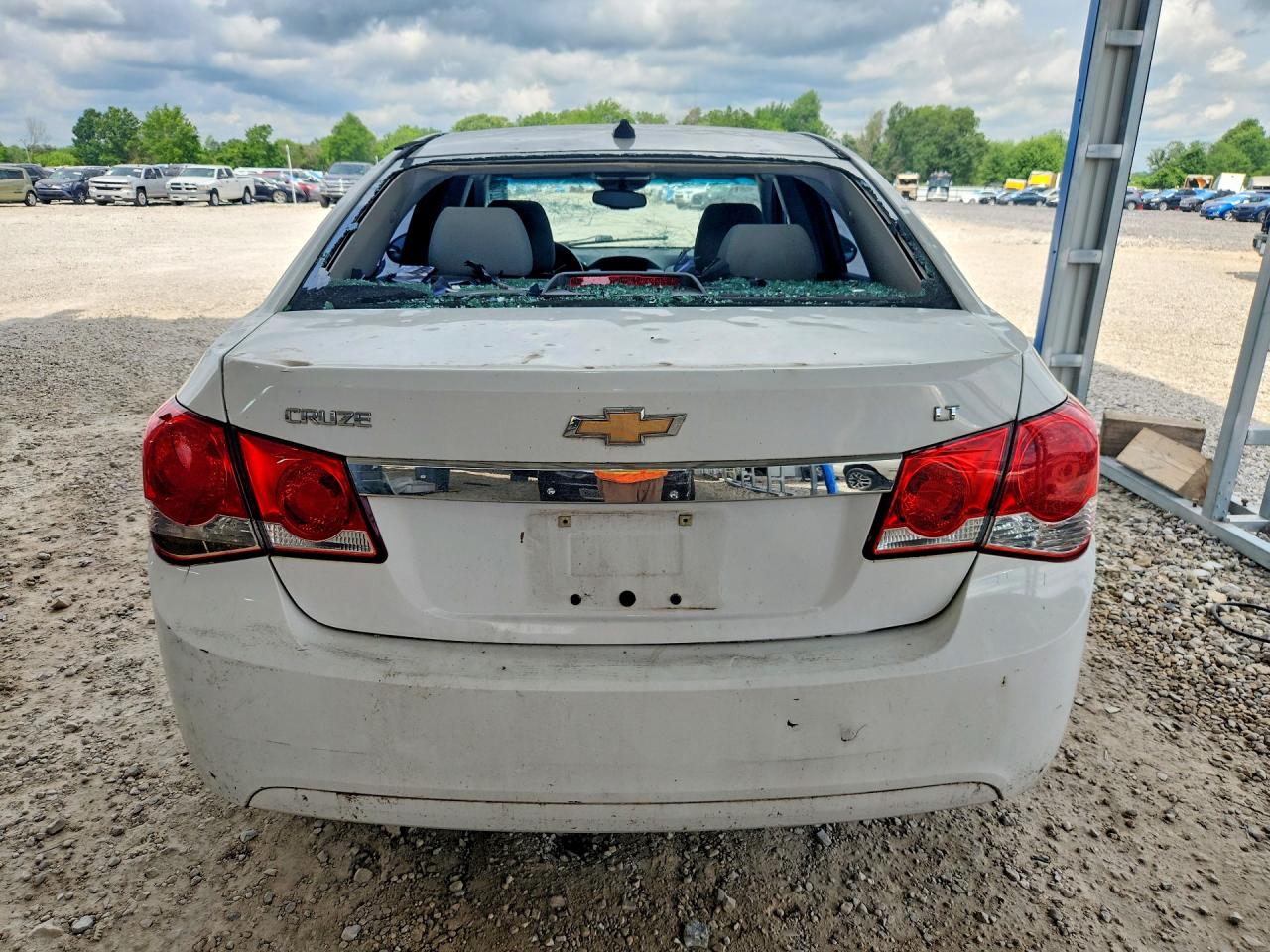 2012 Chevrolet Cruze Lt White vin: 1G1PF5SC1C7378303