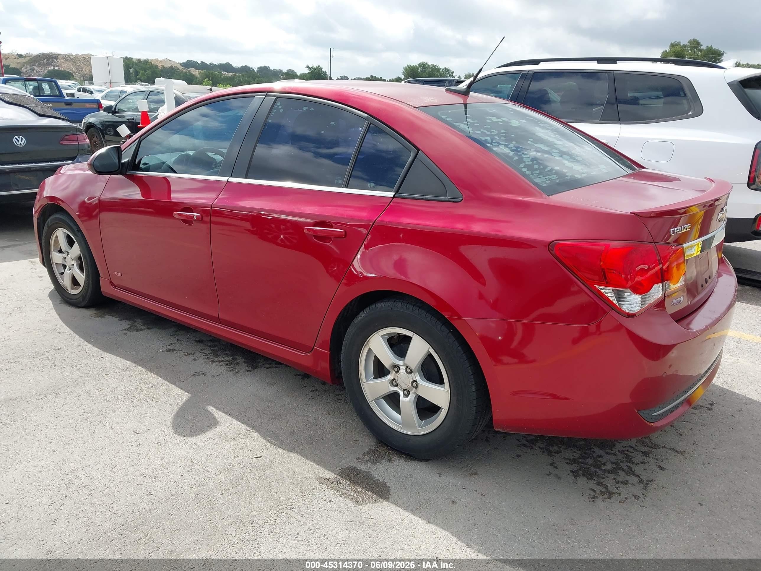 2012 Chevrolet Cruze 1lt Красный vin: 1G1PF5SC1C7403457