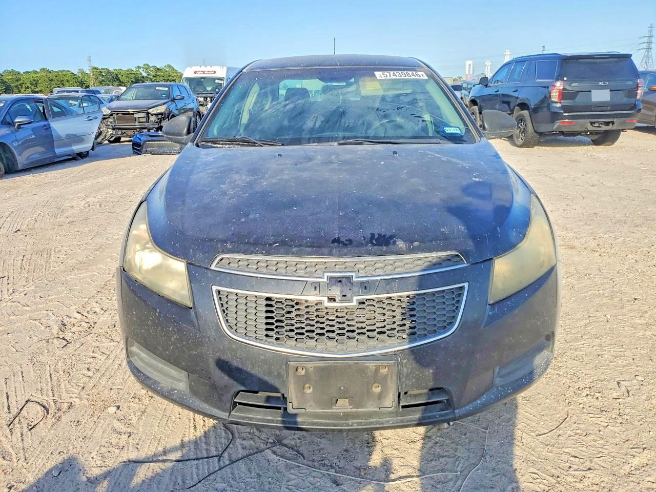 2012 Chevrolet Cruze Lt Black vin: 1G1PF5SC2C7116306