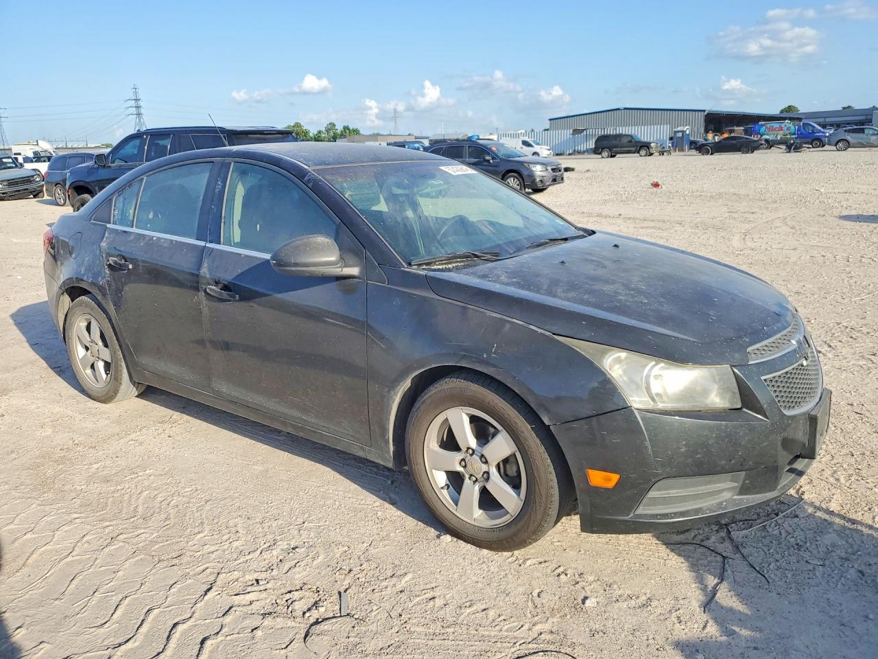 2012 Chevrolet Cruze Lt Black vin: 1G1PF5SC2C7116306
