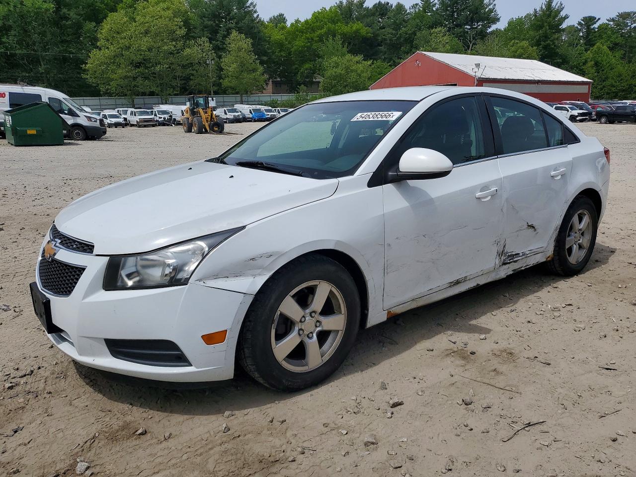 2012 Chevrolet Cruze Lt White vin: 1G1PF5SC2C7126723
