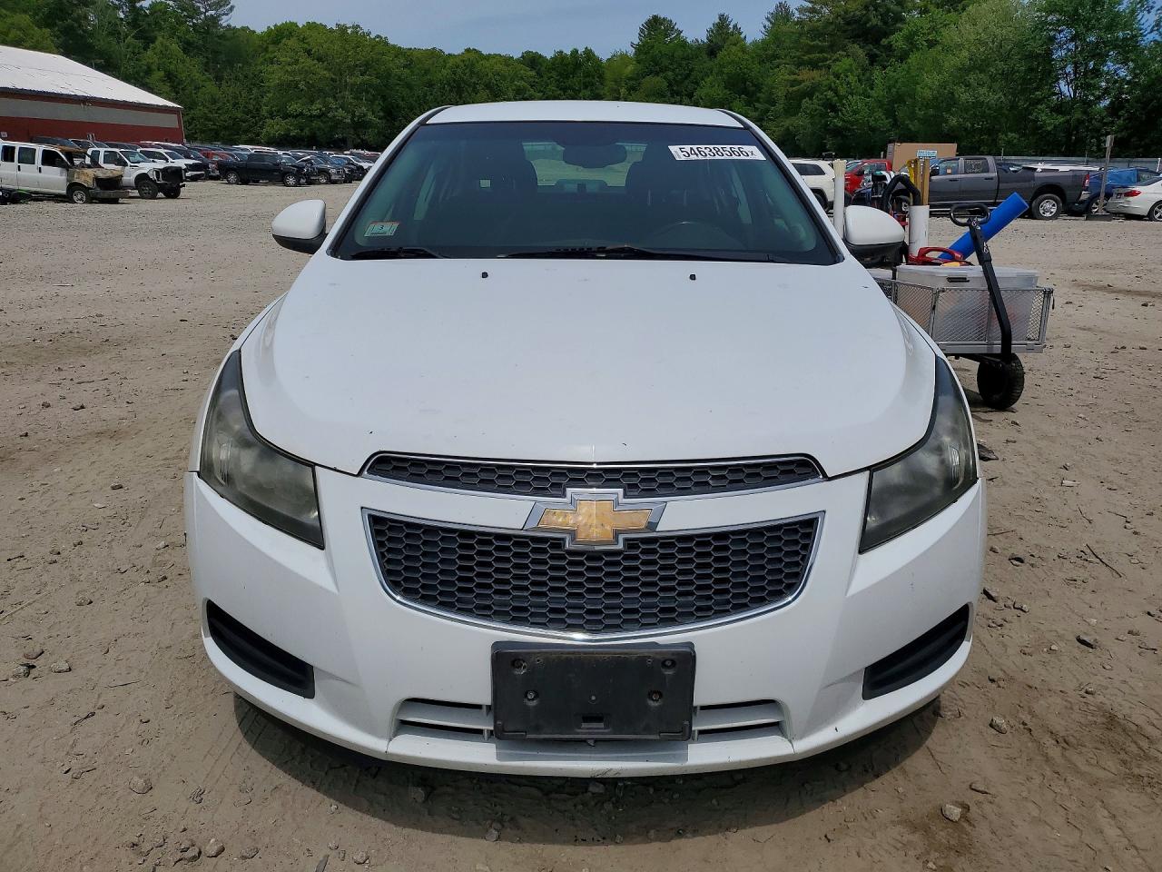 2012 Chevrolet Cruze Lt White vin: 1G1PF5SC2C7126723