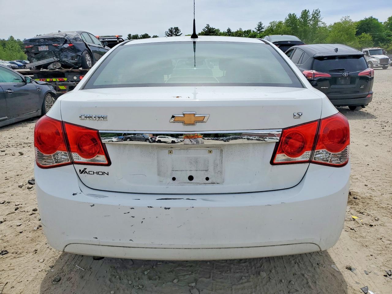 2012 Chevrolet Cruze Lt White vin: 1G1PF5SC2C7126723