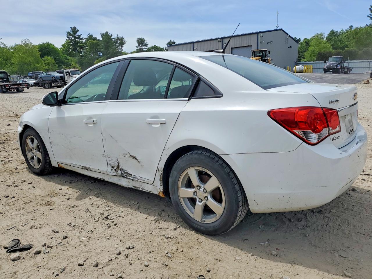 2012 Chevrolet Cruze Lt White vin: 1G1PF5SC2C7126723