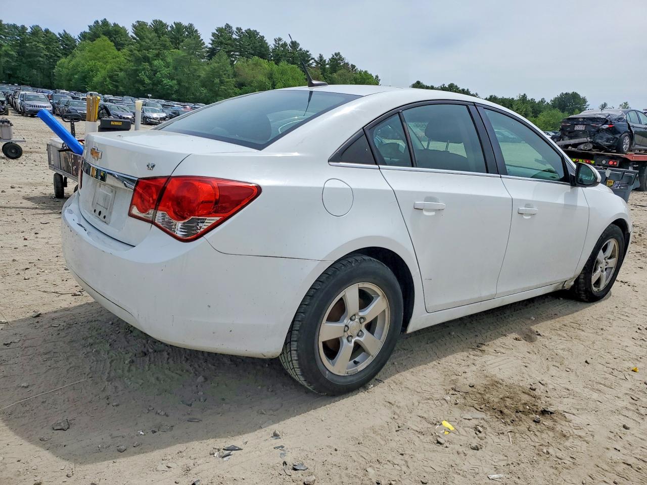 2012 Chevrolet Cruze Lt White vin: 1G1PF5SC2C7126723