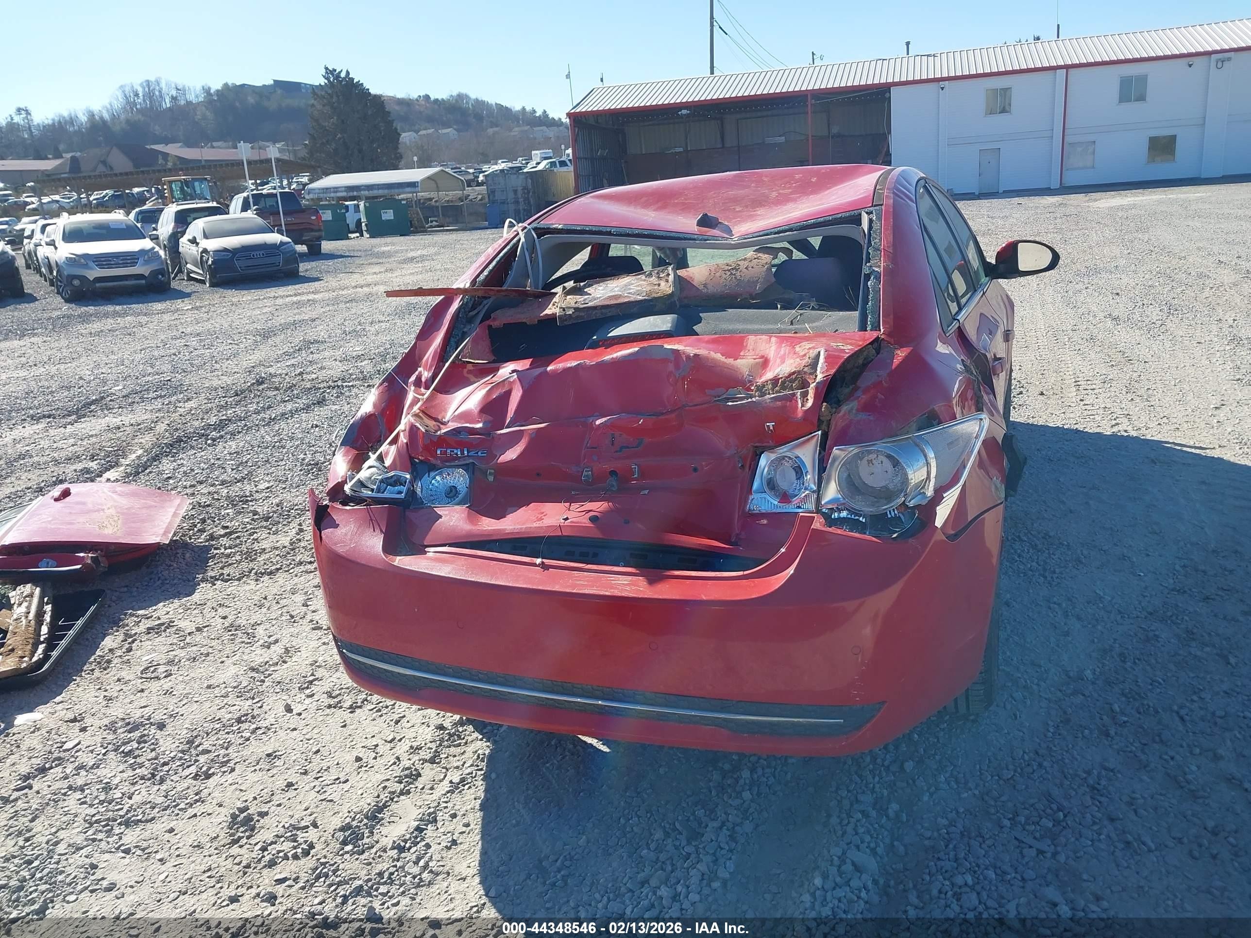 2012 Chevrolet Cruze 1lt Red vin: 1G1PF5SC2C7129881