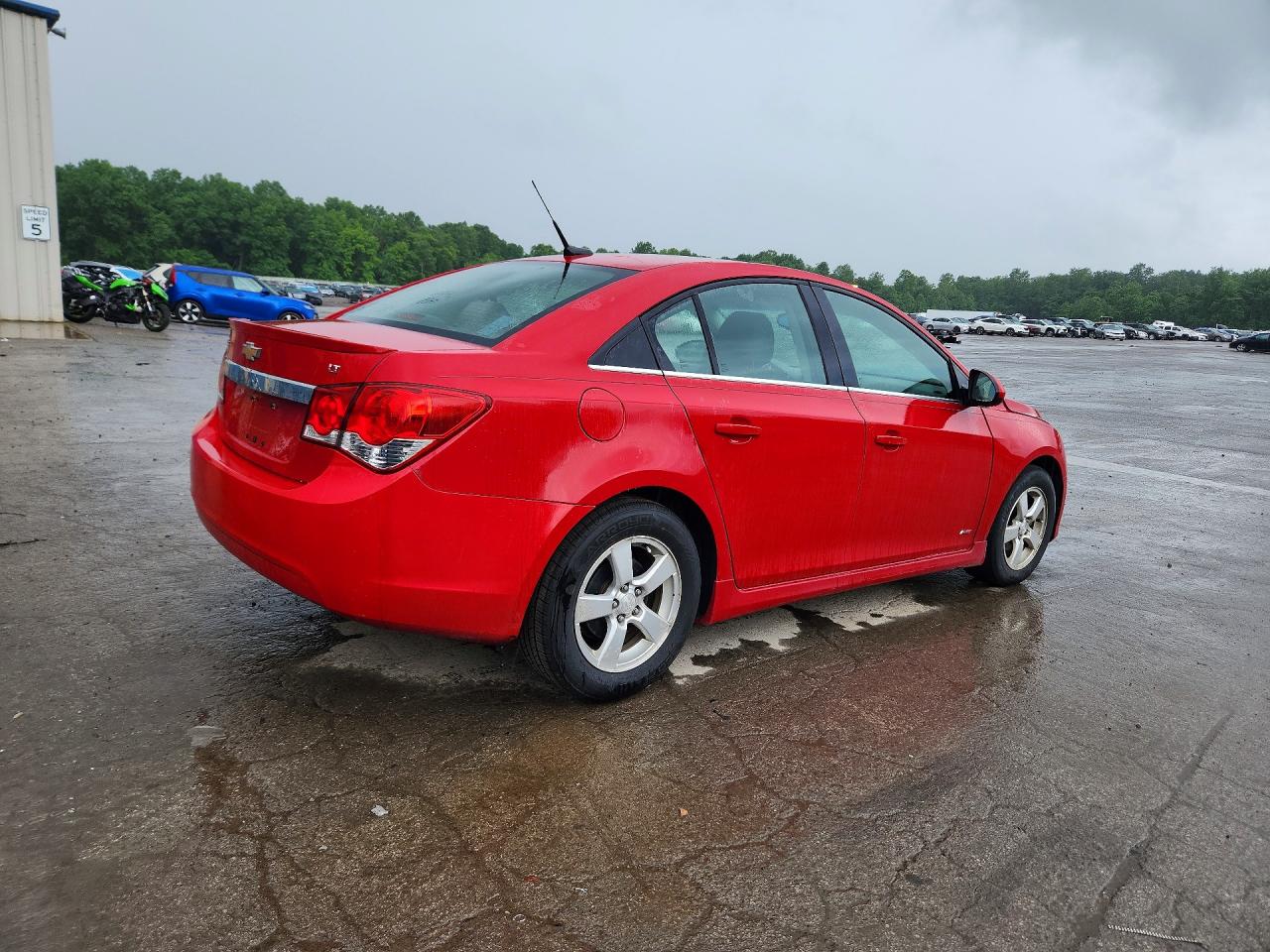 2012 Chevrolet Cruze Lt Red vin: 1G1PF5SC2C7147619