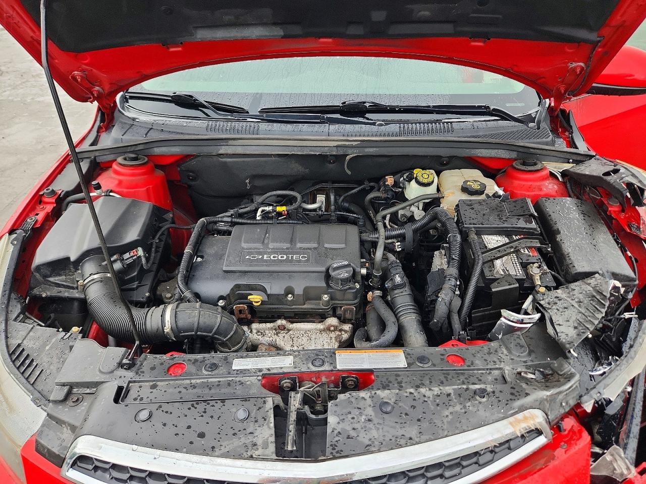 2012 Chevrolet Cruze Lt Red vin: 1G1PF5SC2C7147619