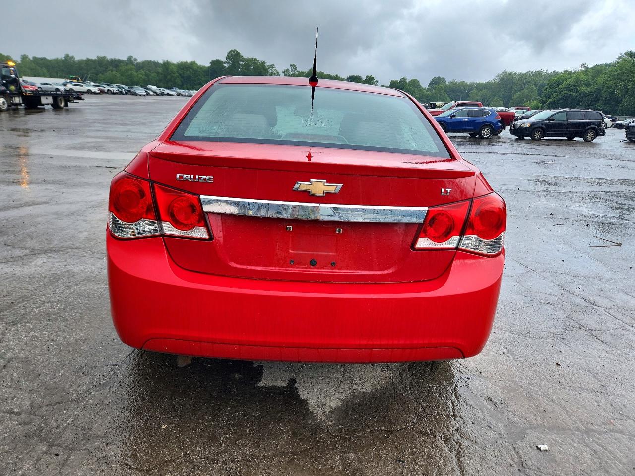 2012 Chevrolet Cruze Lt Red vin: 1G1PF5SC2C7147619