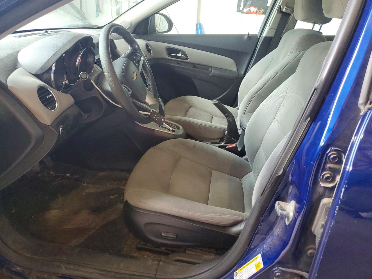 2012 Chevrolet Cruze Lt Blue vin: 1G1PF5SC2C7163660